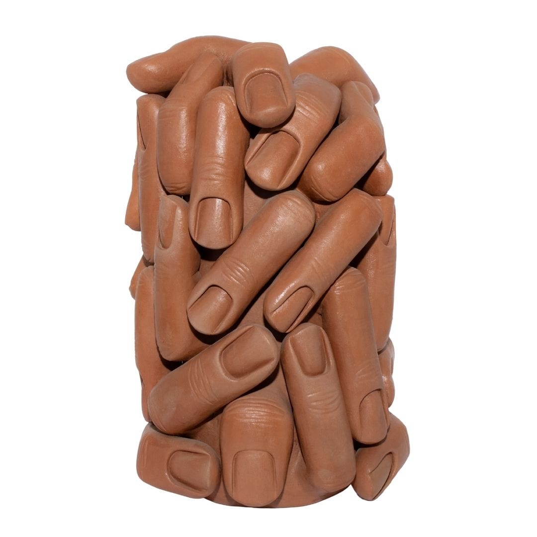 Escultura Entrelaçados em Cerâmica G