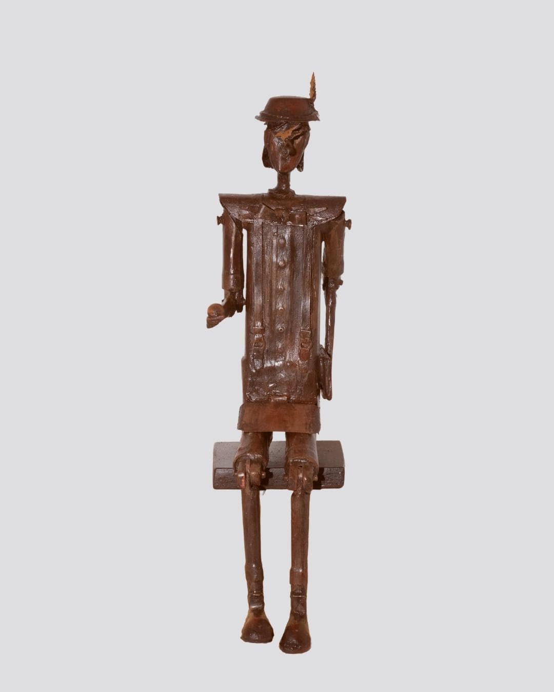 Escultura Pinóquio em Metal