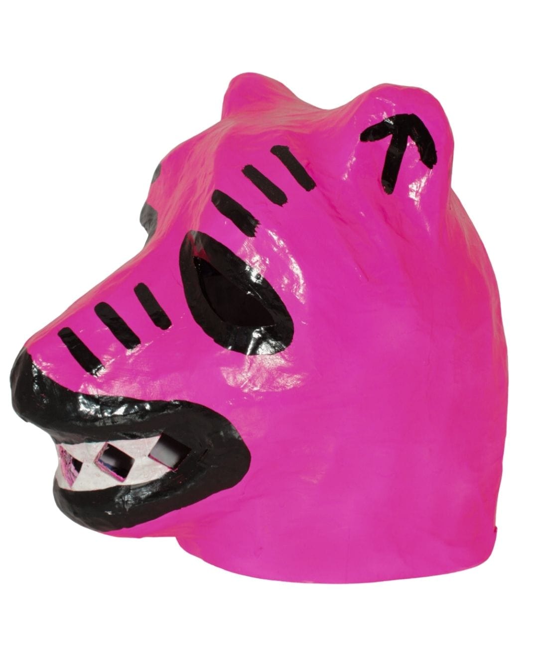 Máscara Cabeça La Ursa Rosa