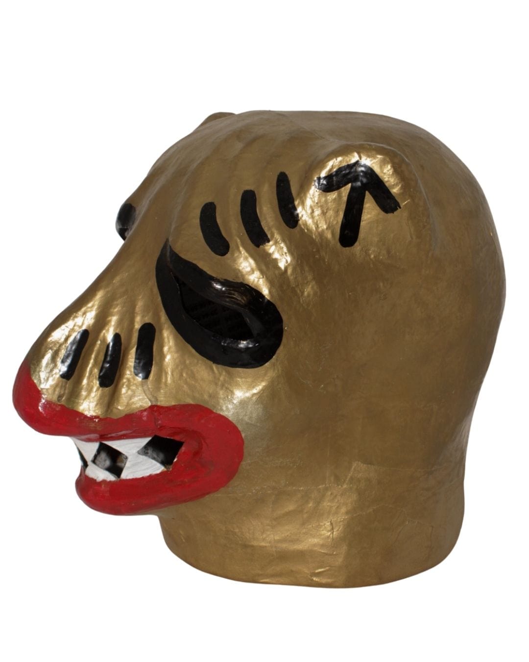 Máscara Cabeça La Ursa Dourada