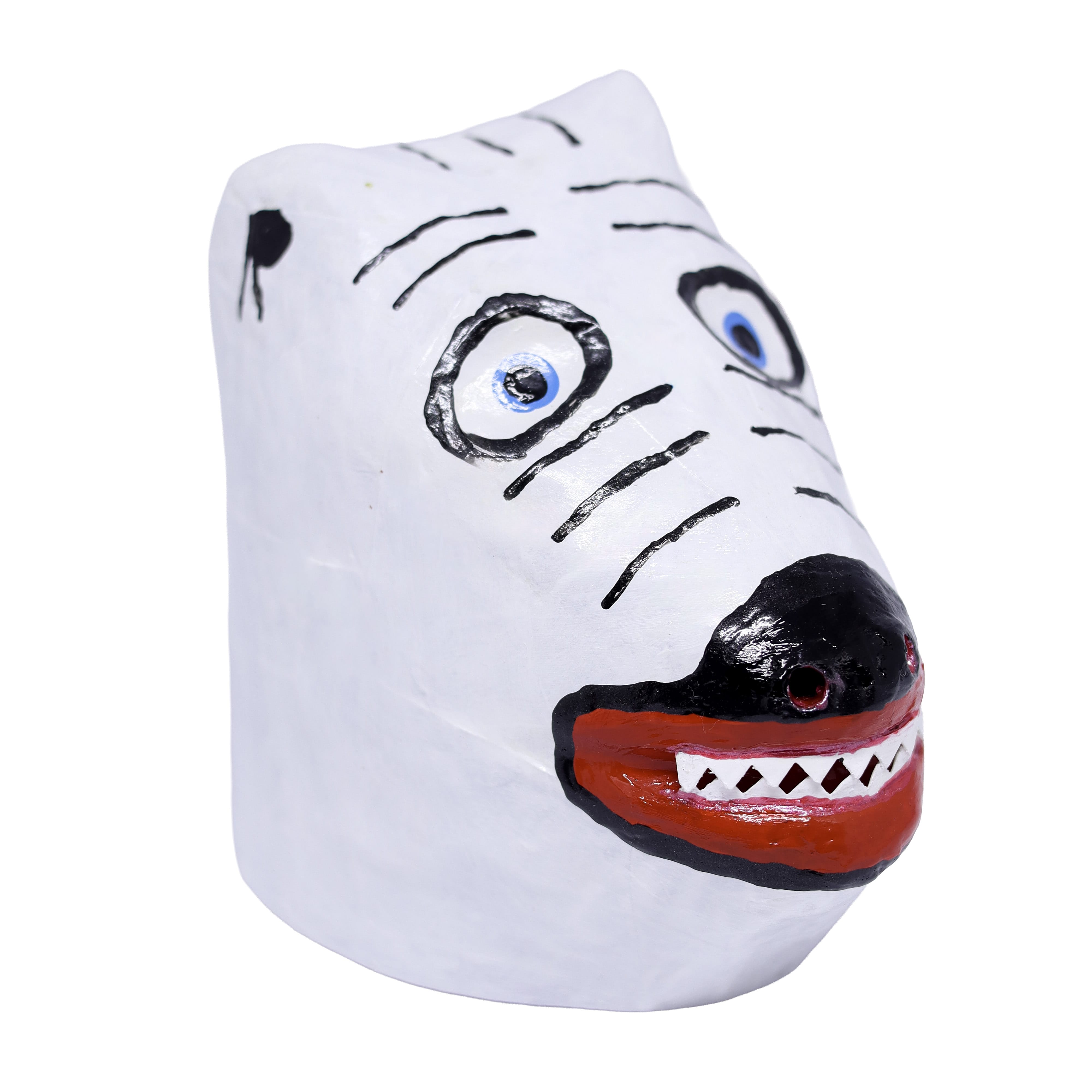 Mini La Ursa Papel Machê Branca 02