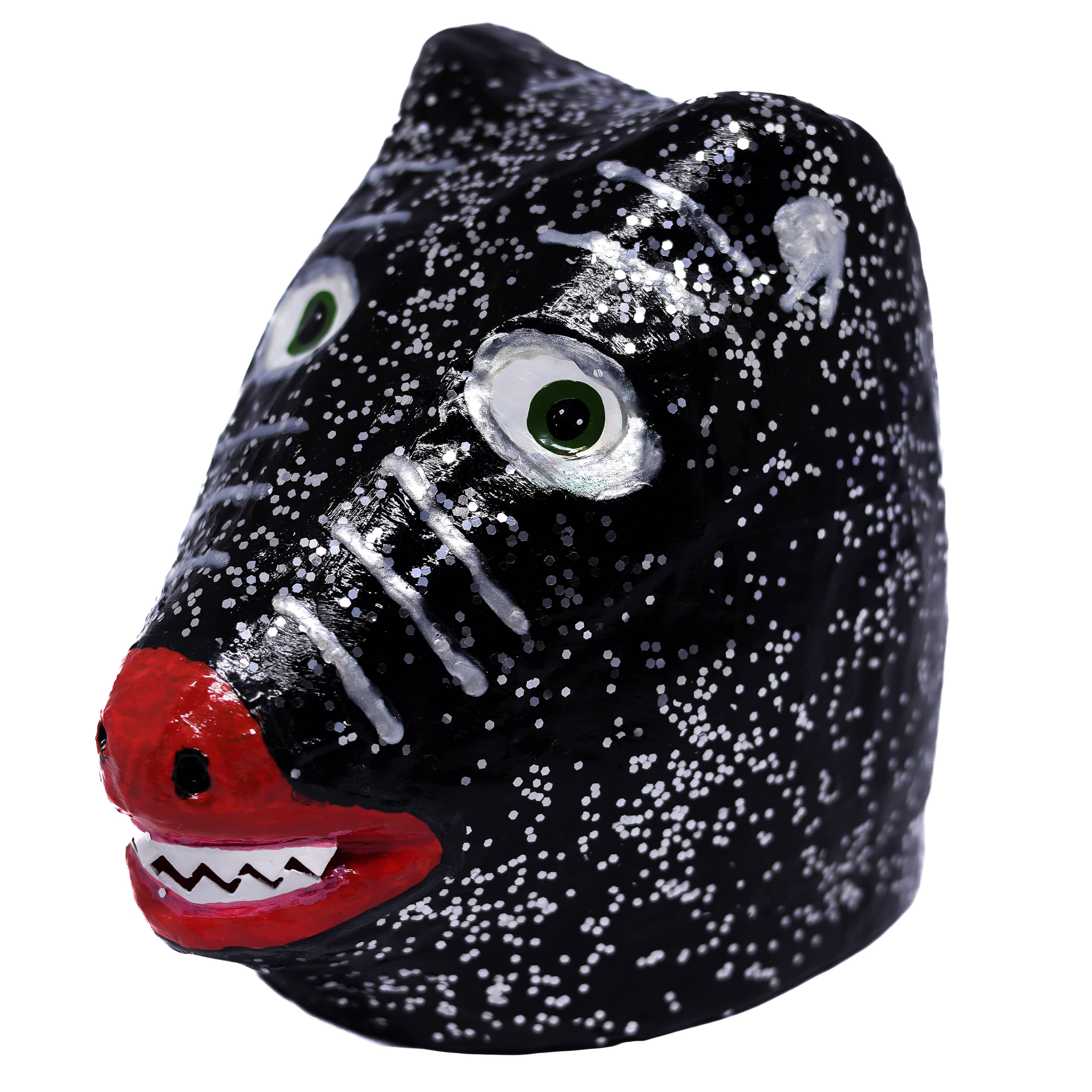 Mini La Ursa Papel Machê Preta 06