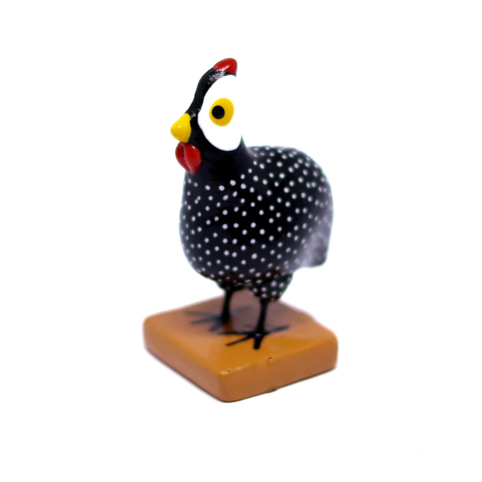 Miniatura Galinha da Angola em Cerâmica 03