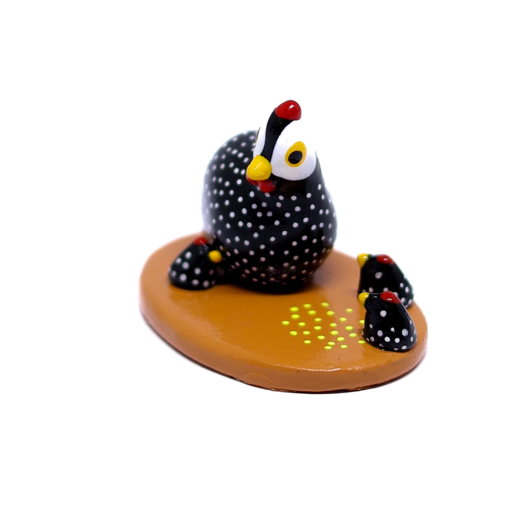 Miniatura Galinha da Angola em Cerâmica 06