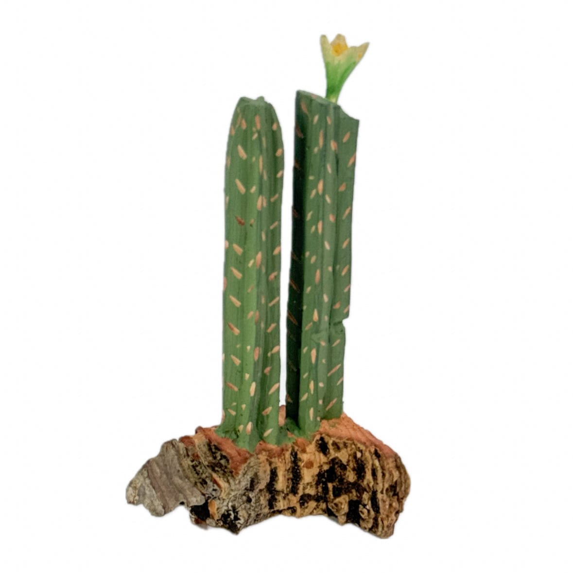 Escultura Cacto Talhado na Madeira CMS P 05