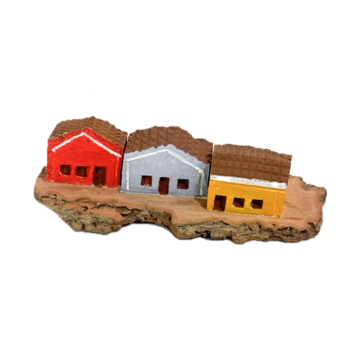 Escultura Casinha Talhada na Madeira CMS P 03