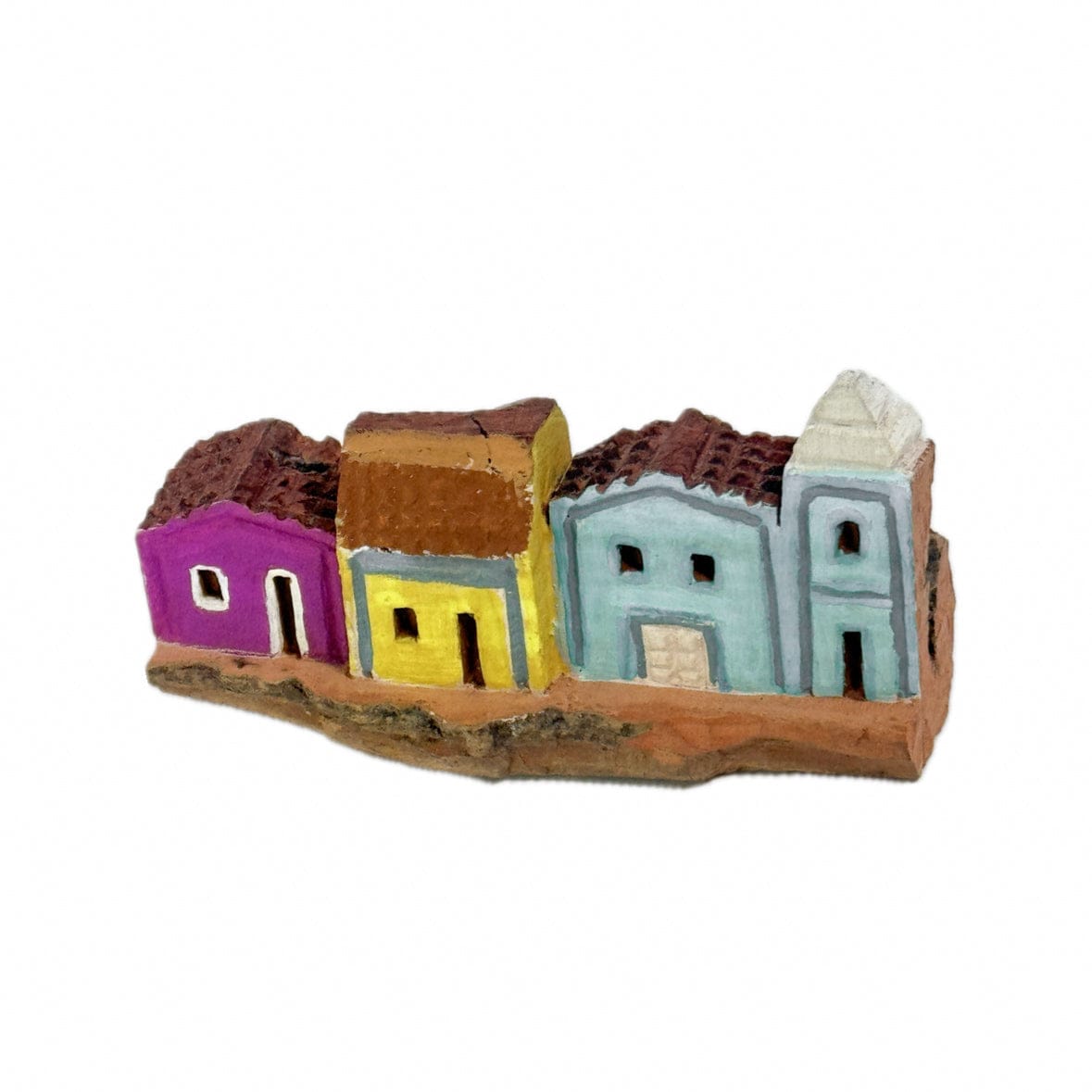 Escultura Casinha Talhada na Madeira CMS P 09