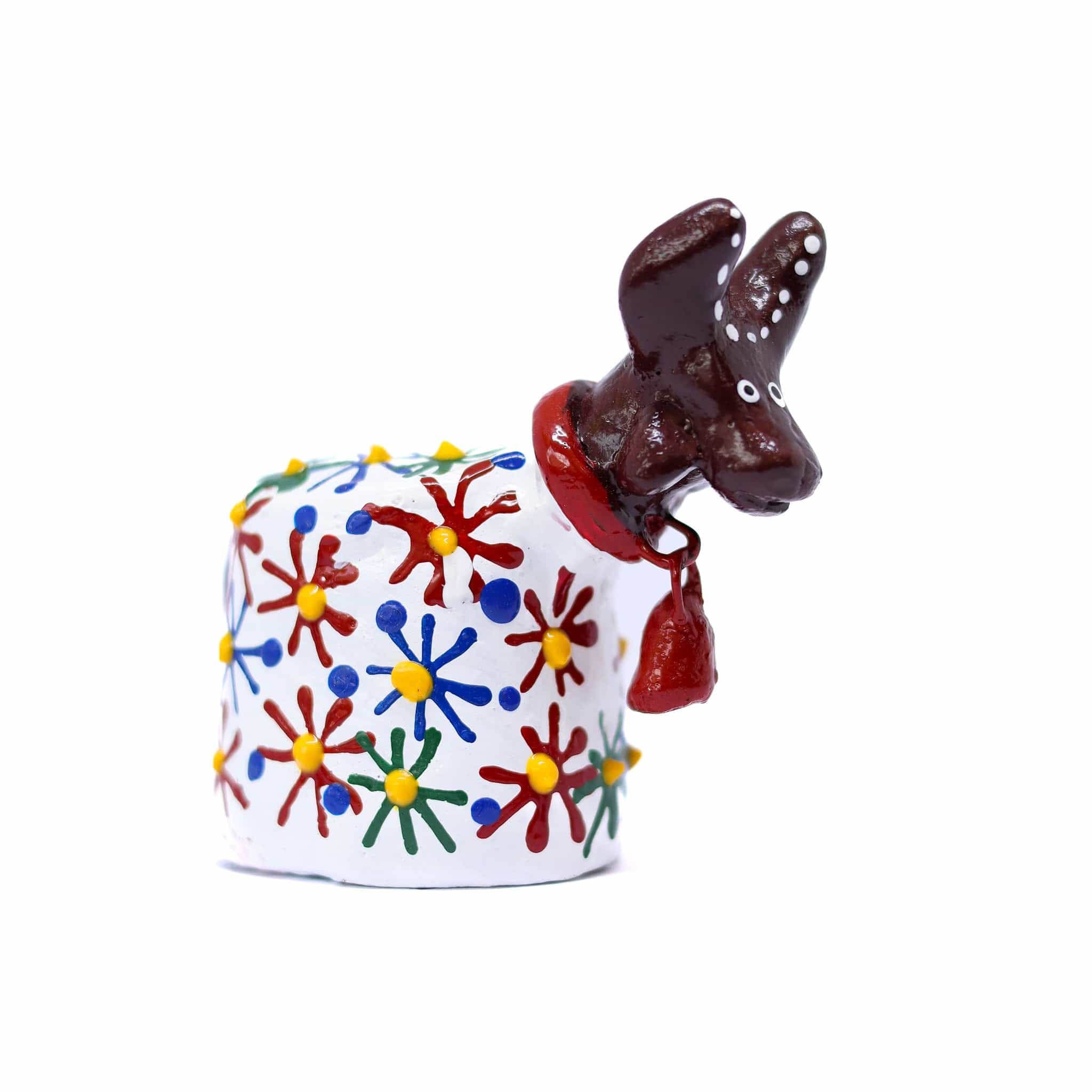 Escultura Bumbinha em Cerâmica Branco