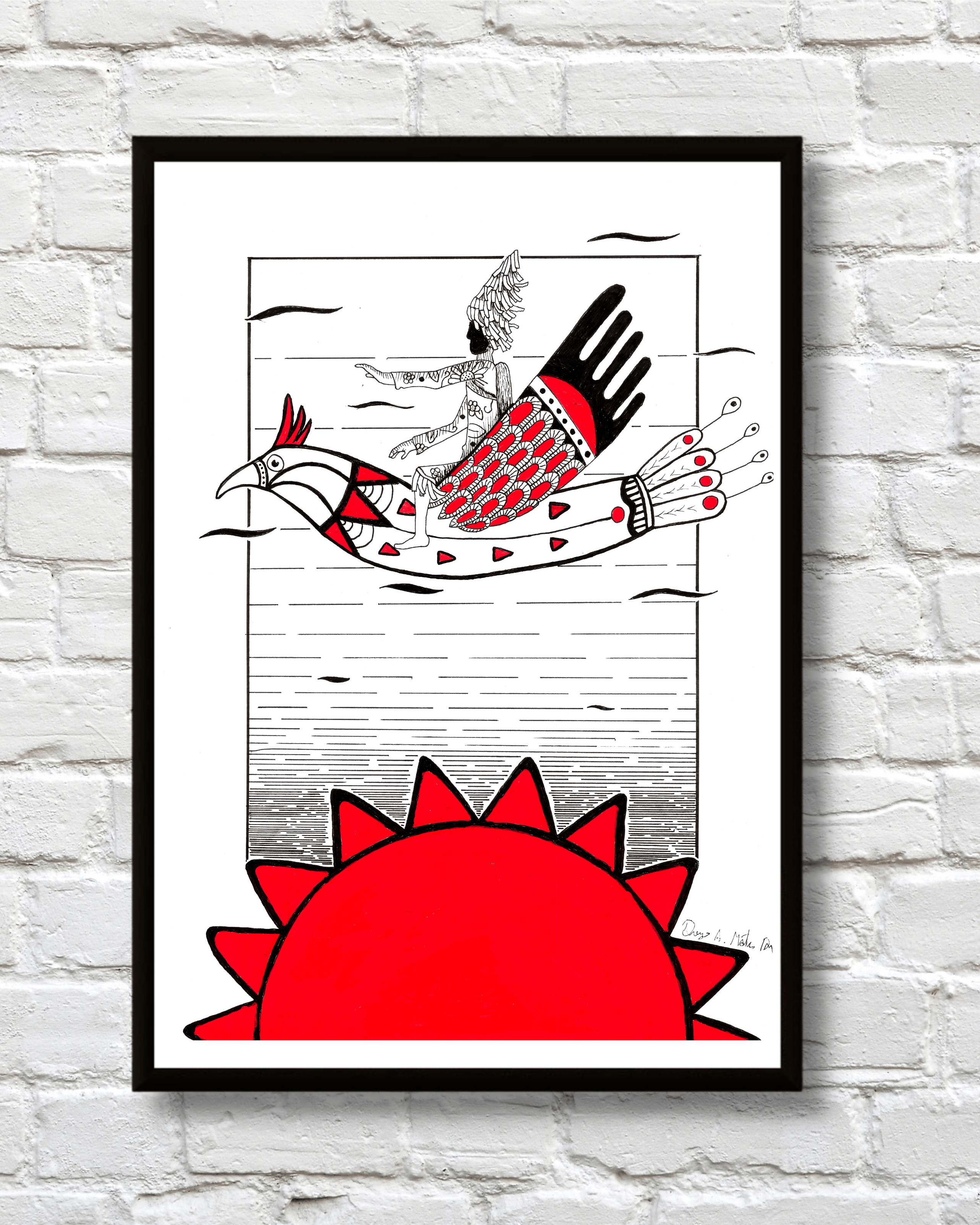 Print O Vôo do Mateus