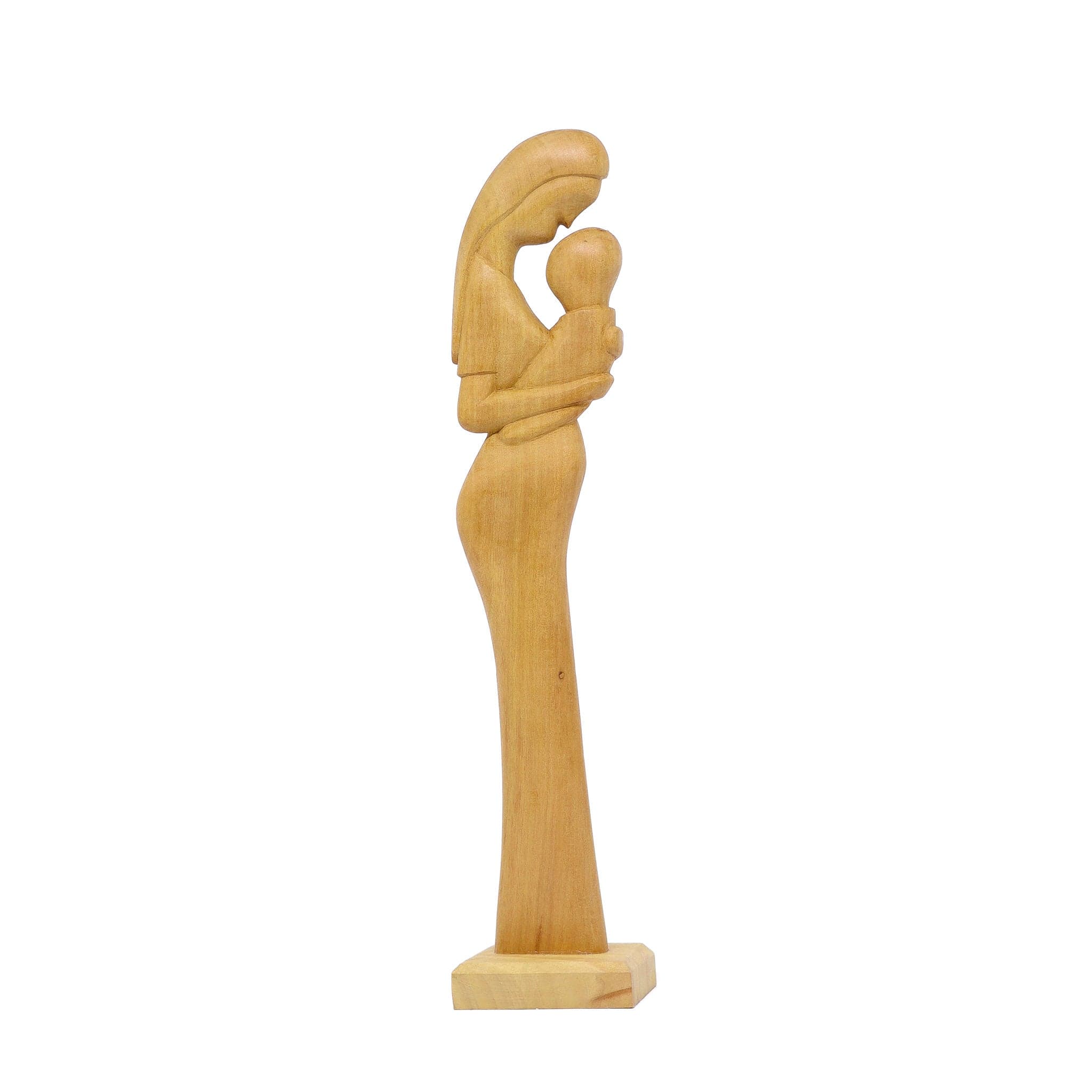 Escultura Gestante Madeira 13