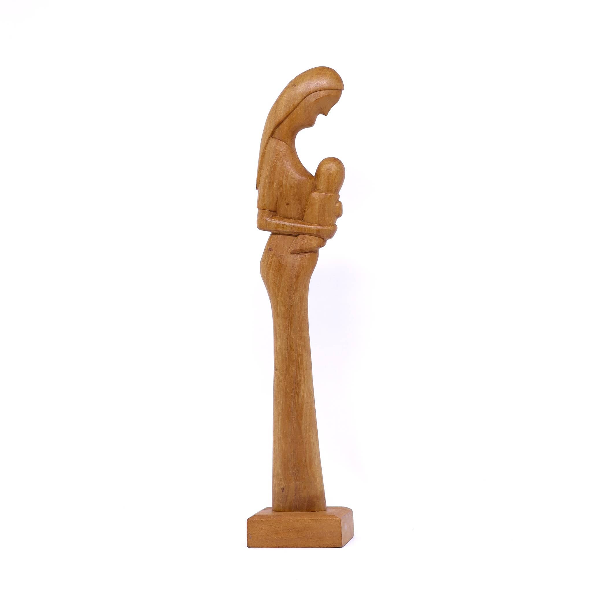 Escultura Gestante Madeira 17