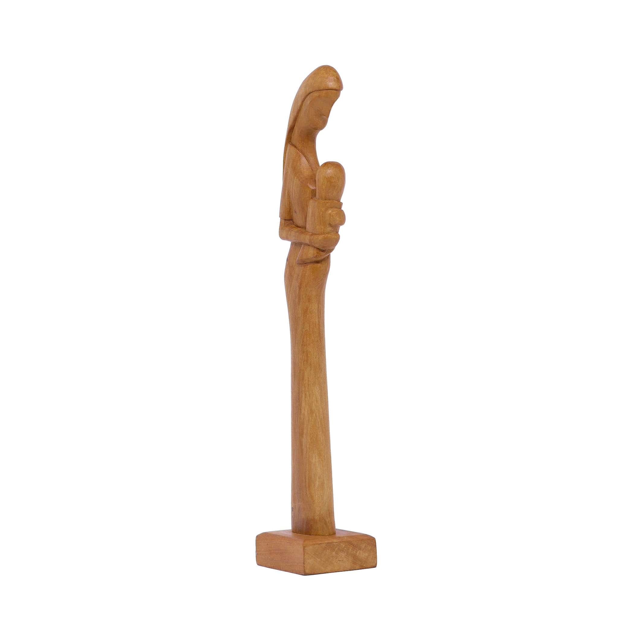 Escultura Gestante Madeira 17
