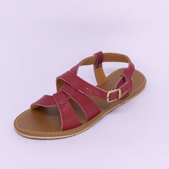 Sandália Rasteira Feminina Vermelha FV C-3
