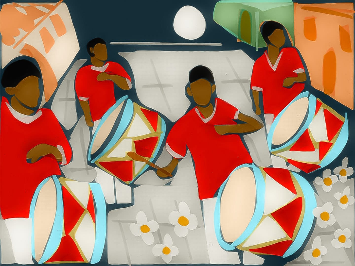 Gravura Batidas de Maracatus 1