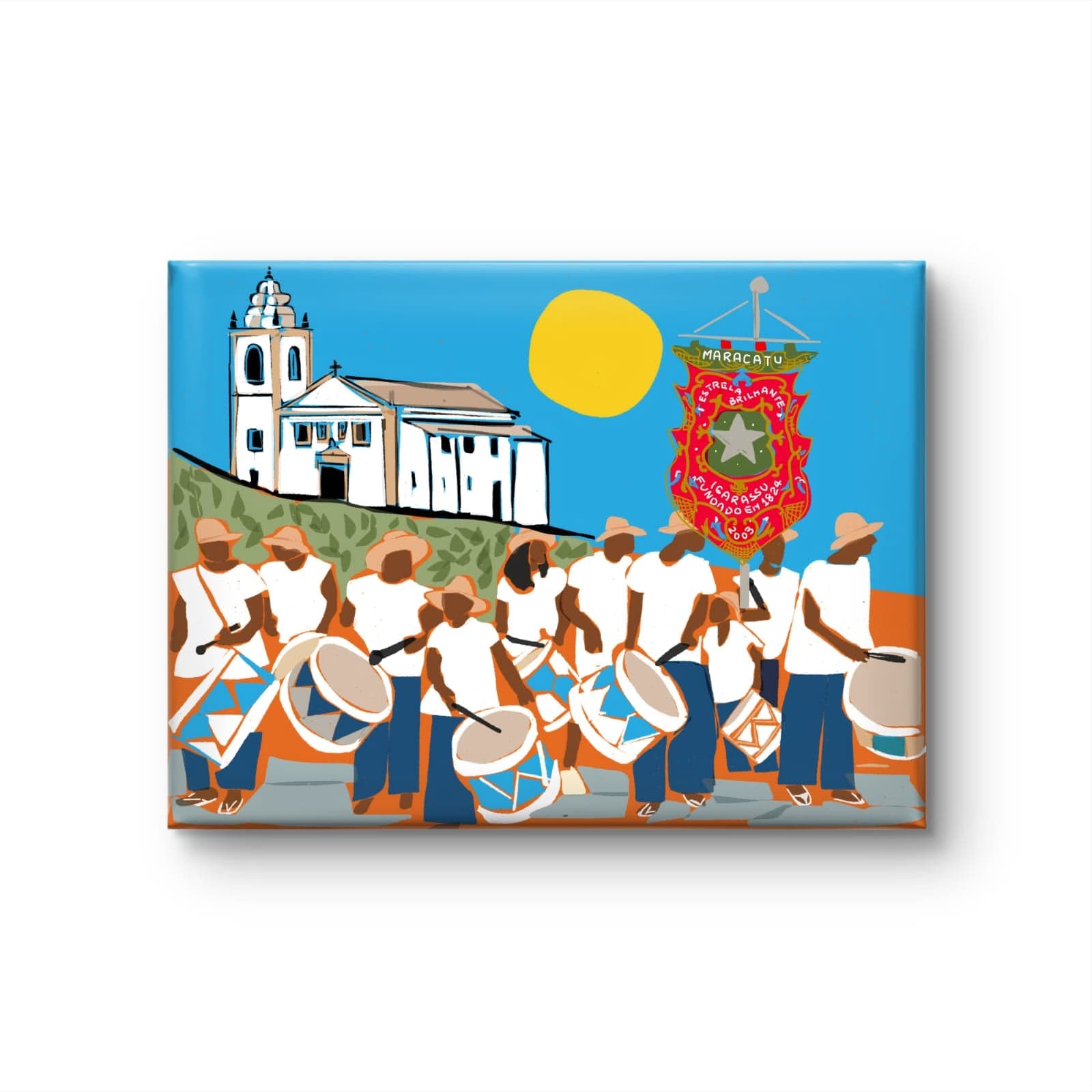 Gravura Maracatu Estrelha Brilhante