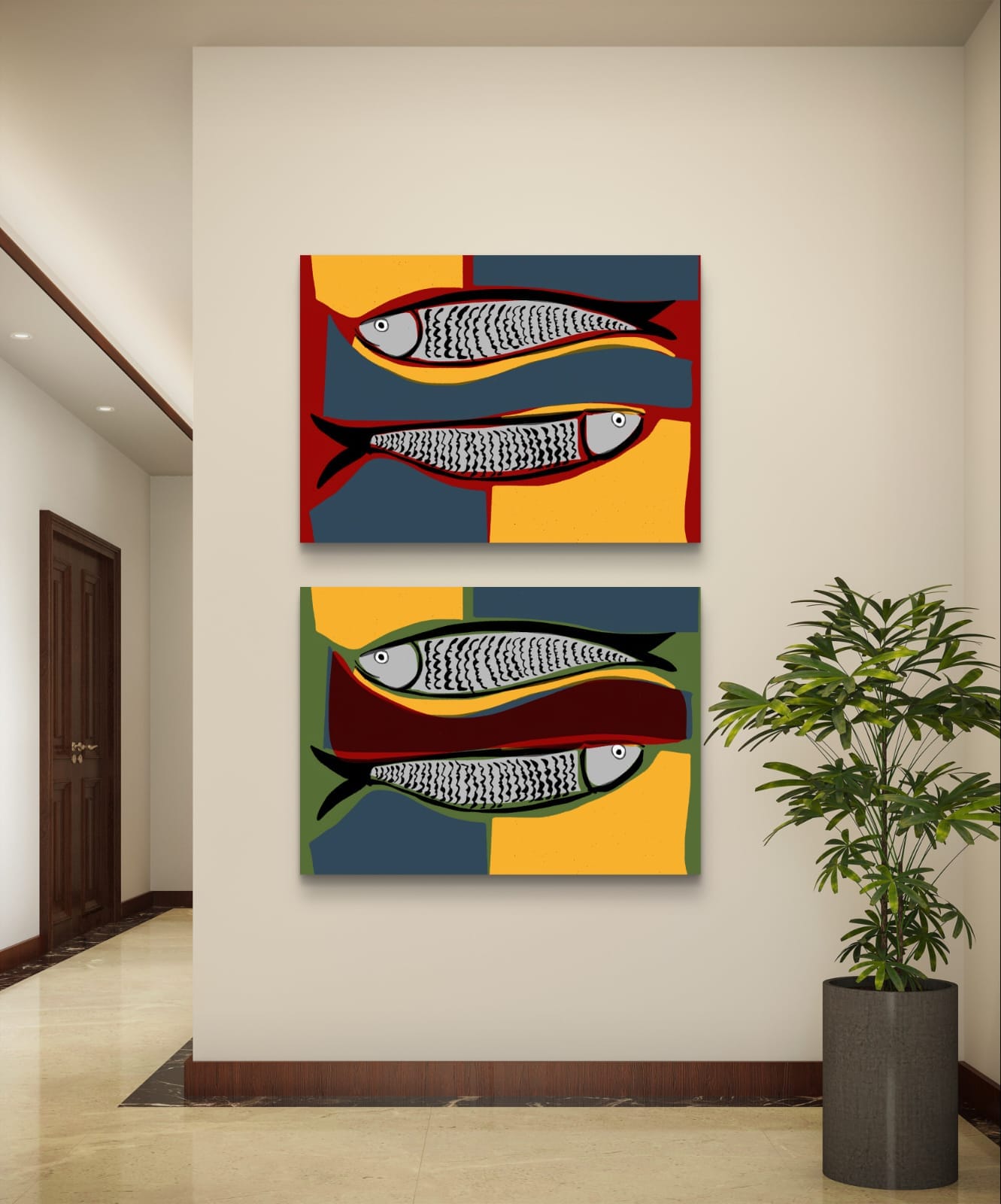Gravura Peixes de Antônio 2