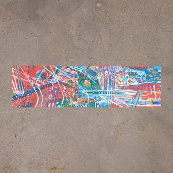Tela Abstrata HC - 130 X 35 cm