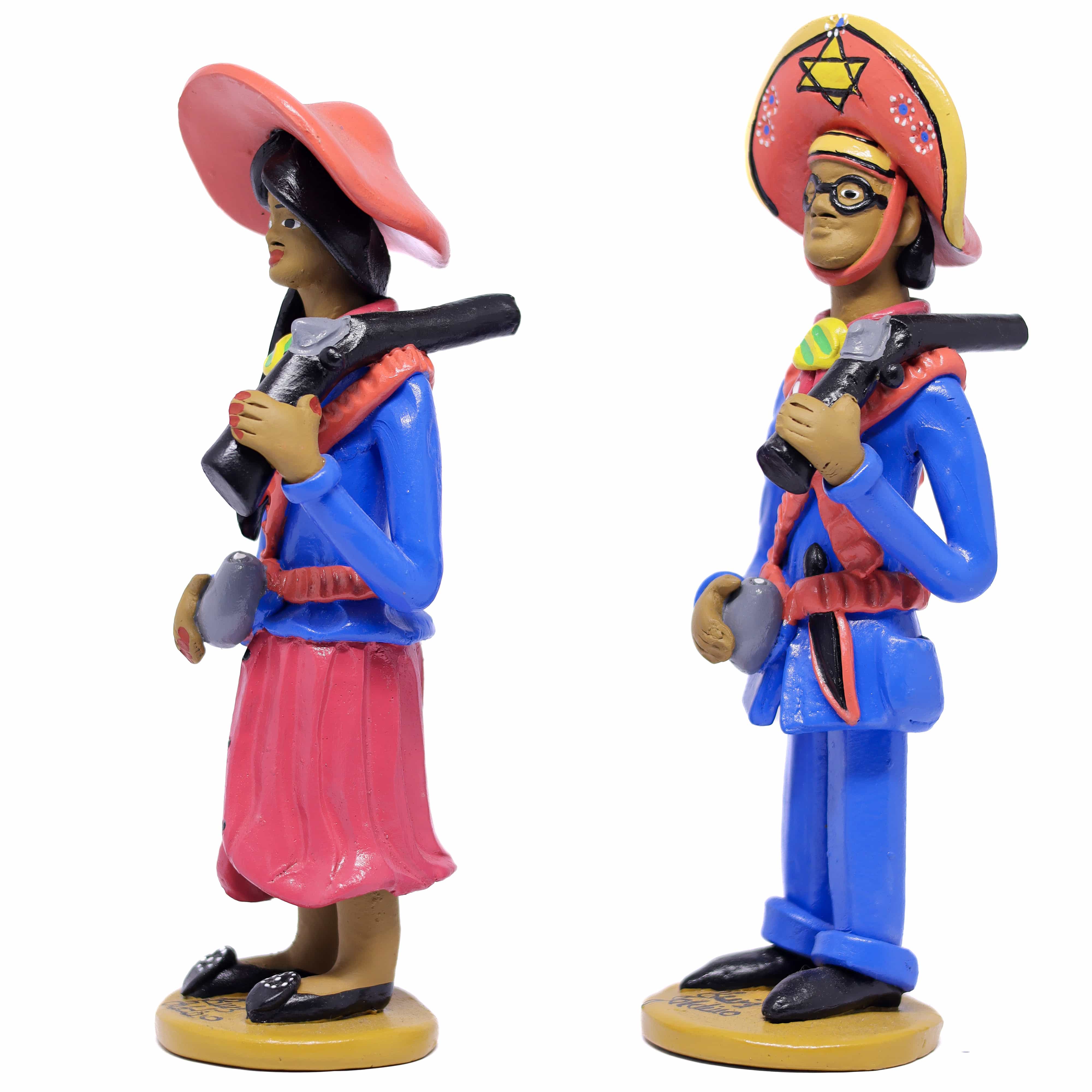 Casal Lampião e Maria Bonita em Cerâmica 01
