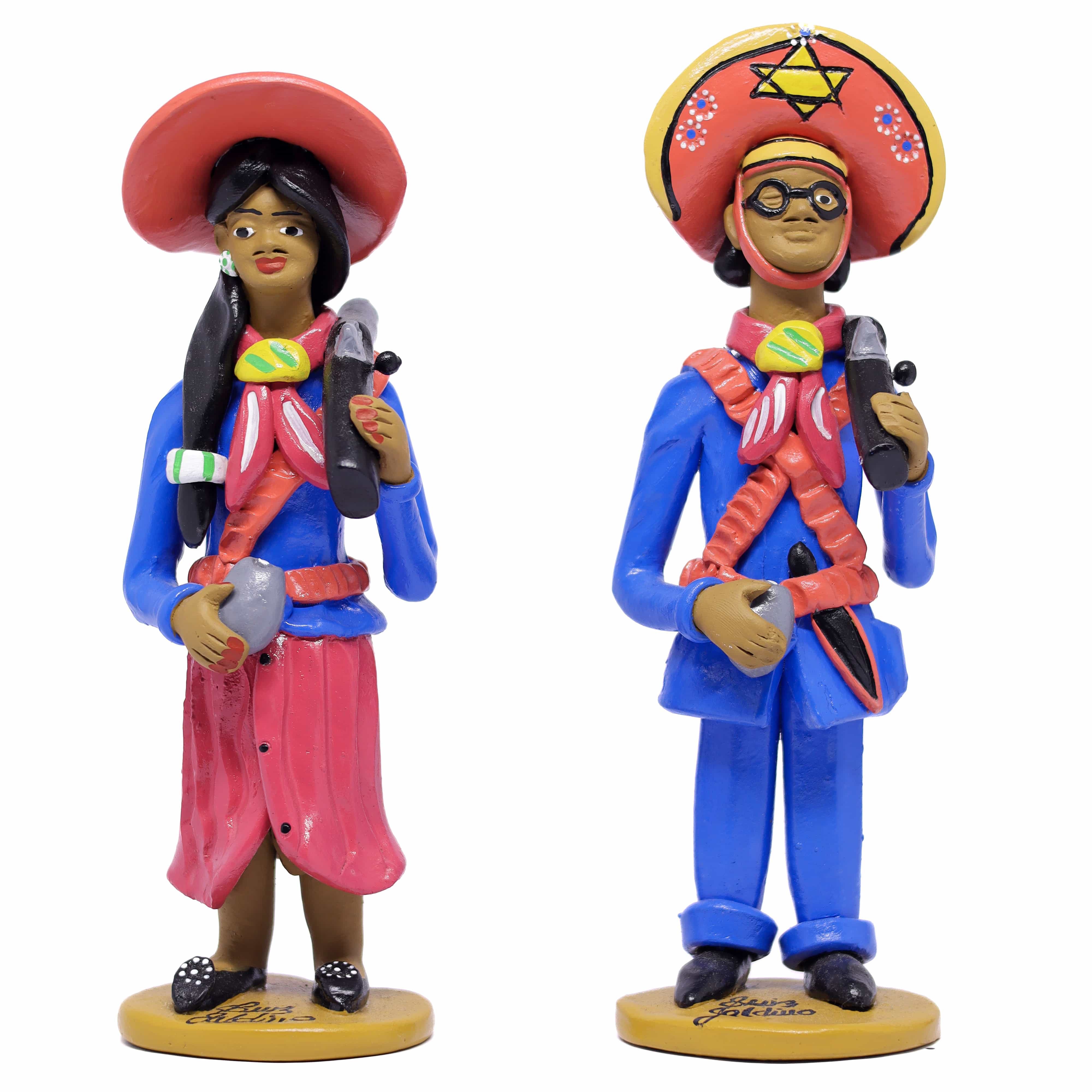 Casal Lampião e Maria Bonita em Cerâmica 01