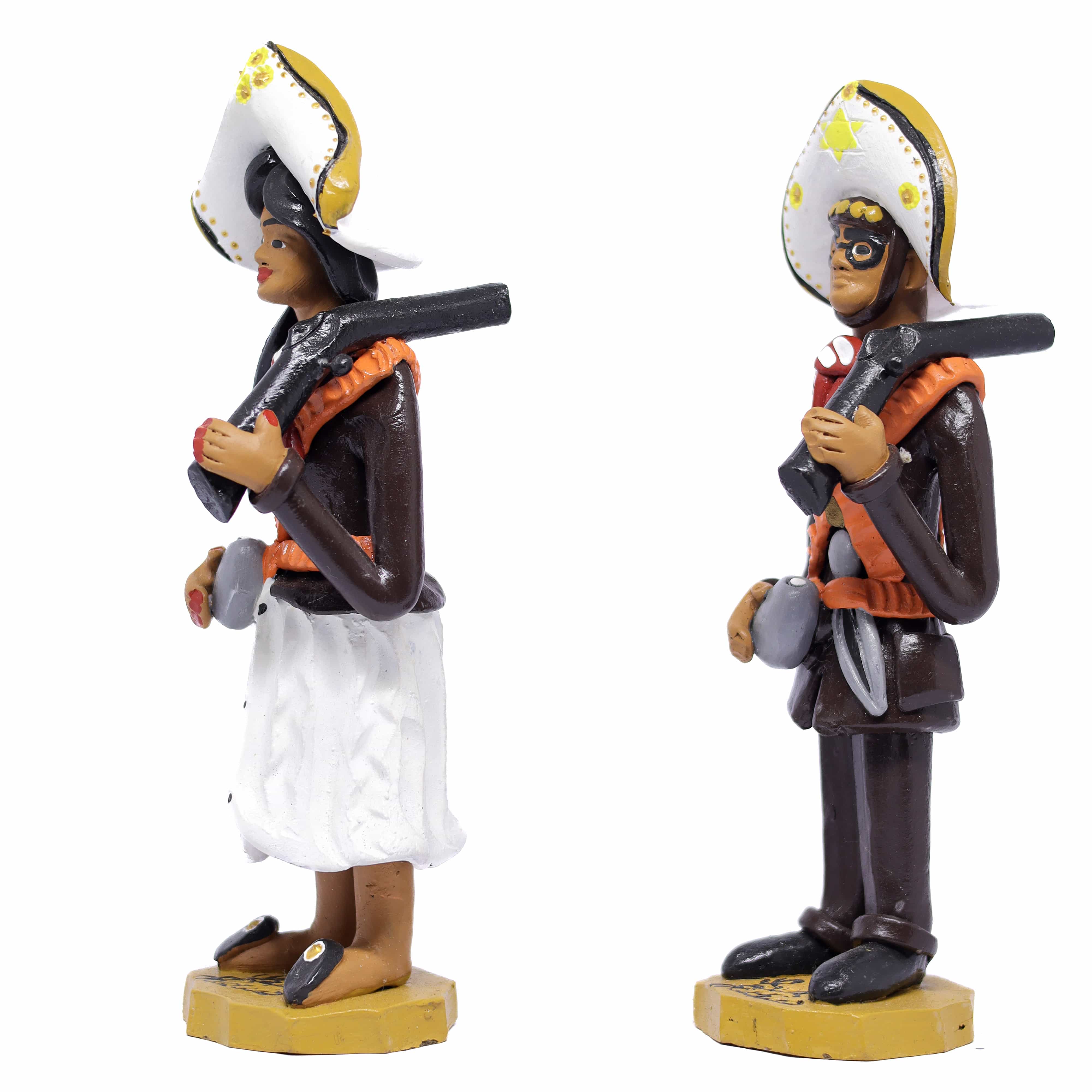 Casal Lampião e Maria Bonita em Cerâmica 02