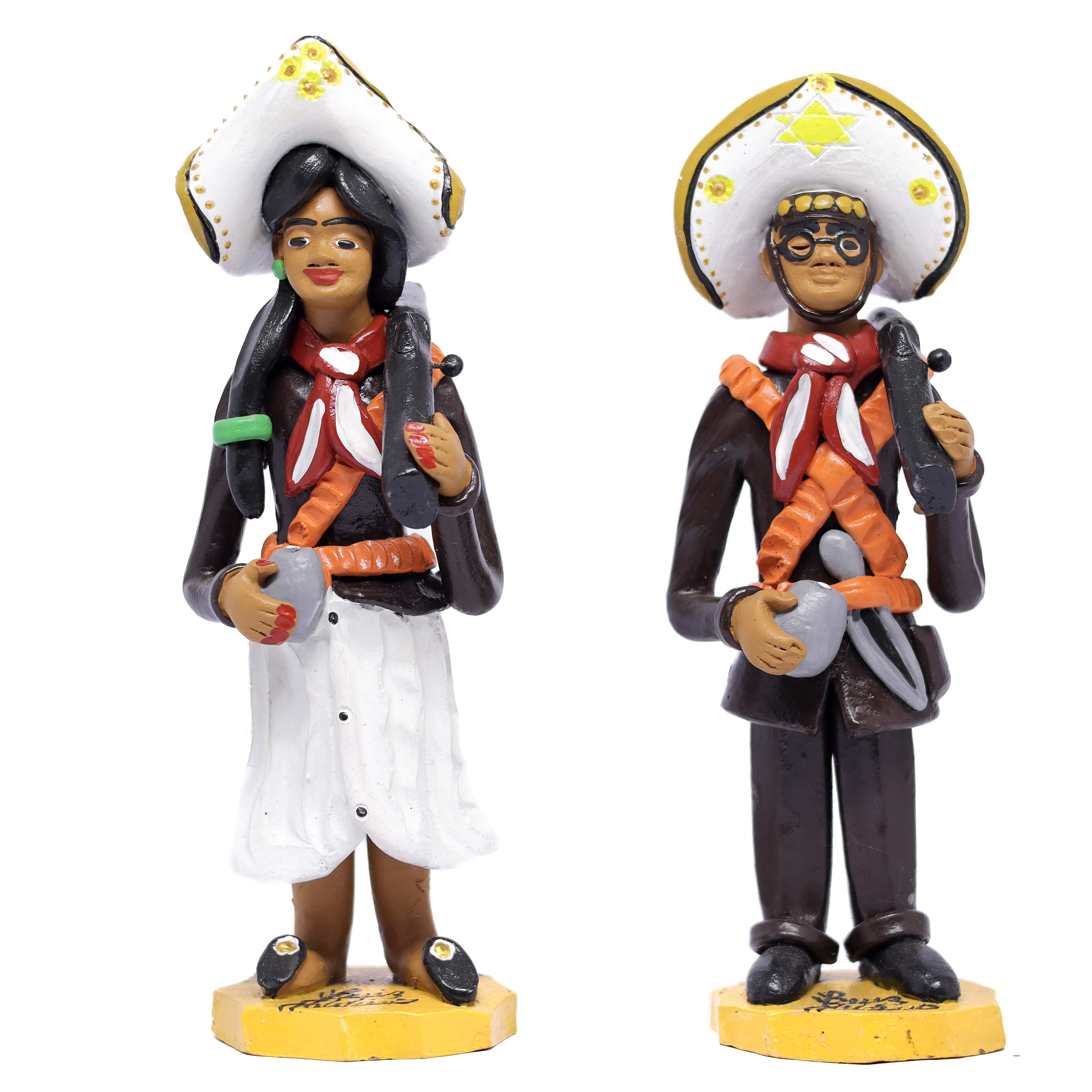 Casal Lampião e Maria Bonita em Cerâmica 02