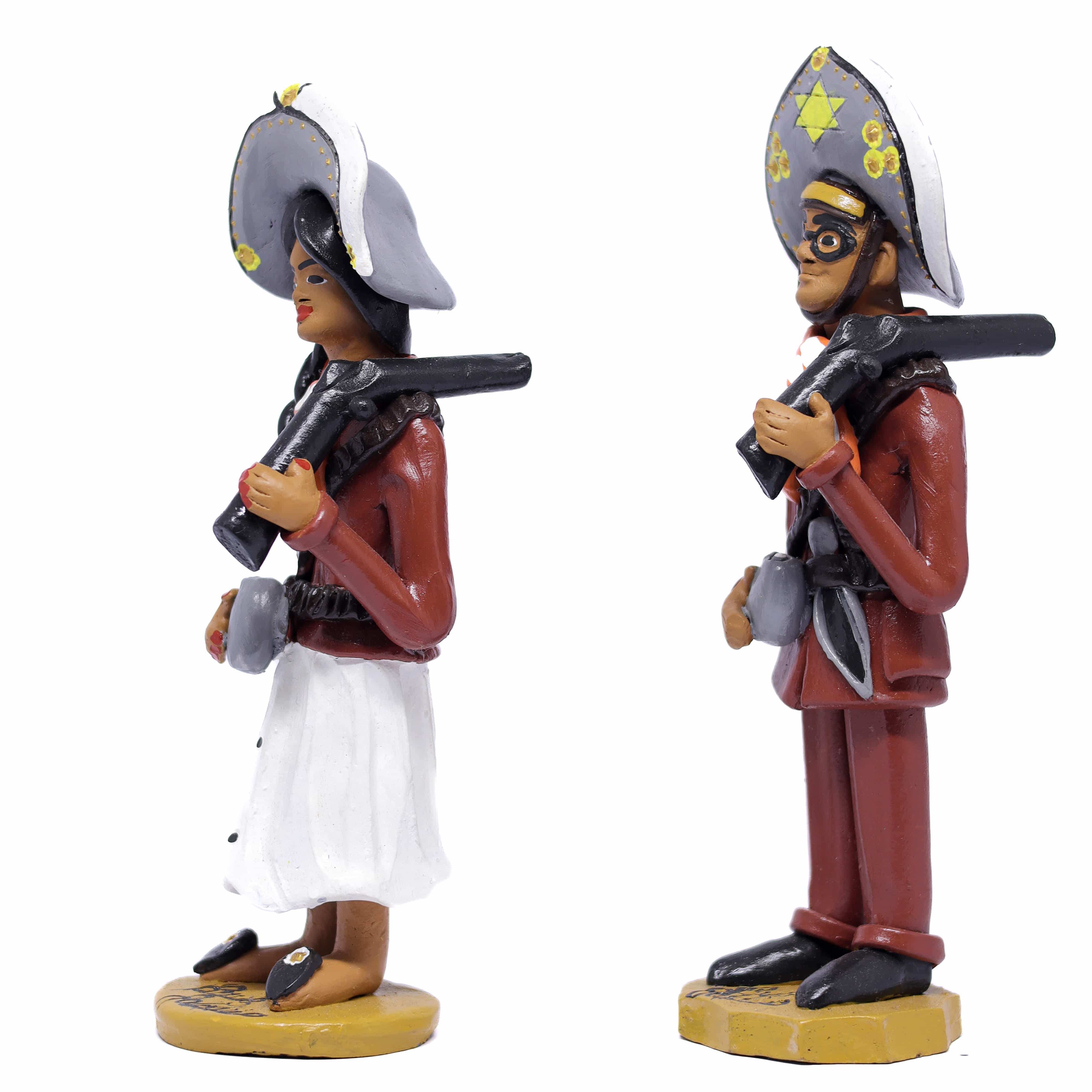 Casal Lampião e Maria Bonita em Cerâmica 04