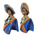 Casal lampião e maria bonita em cerâmica arco 01