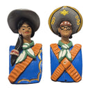 Casal lampião e maria bonita em cerâmica arco 01