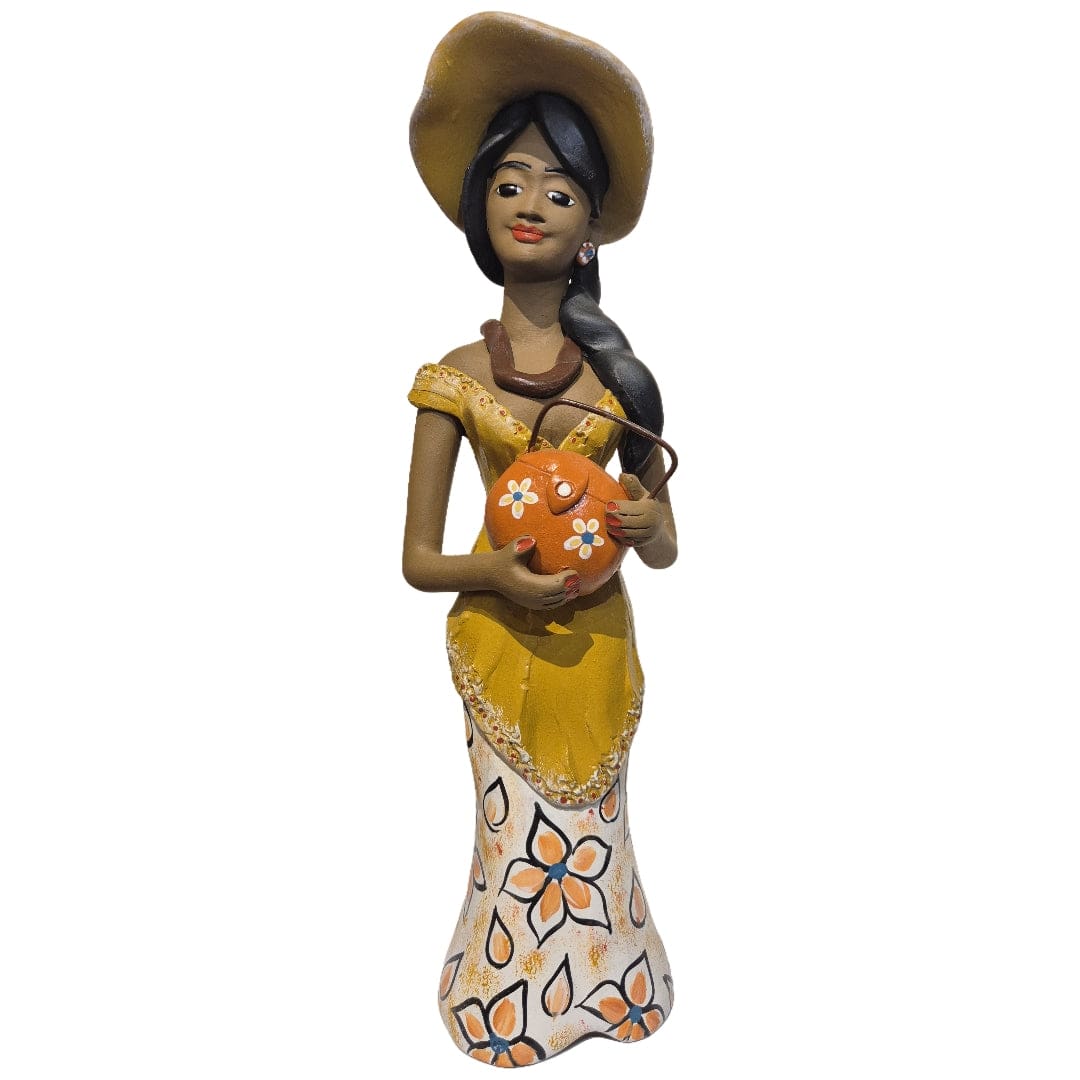 Escultura Cigana em cerâmica G 03