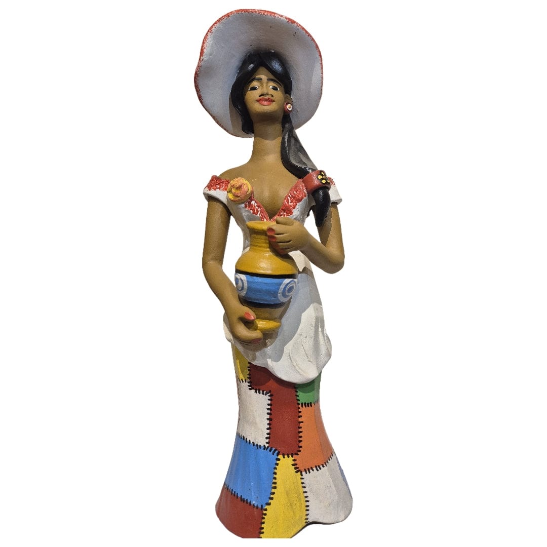 Escultura Cigana em cerâmica G 06