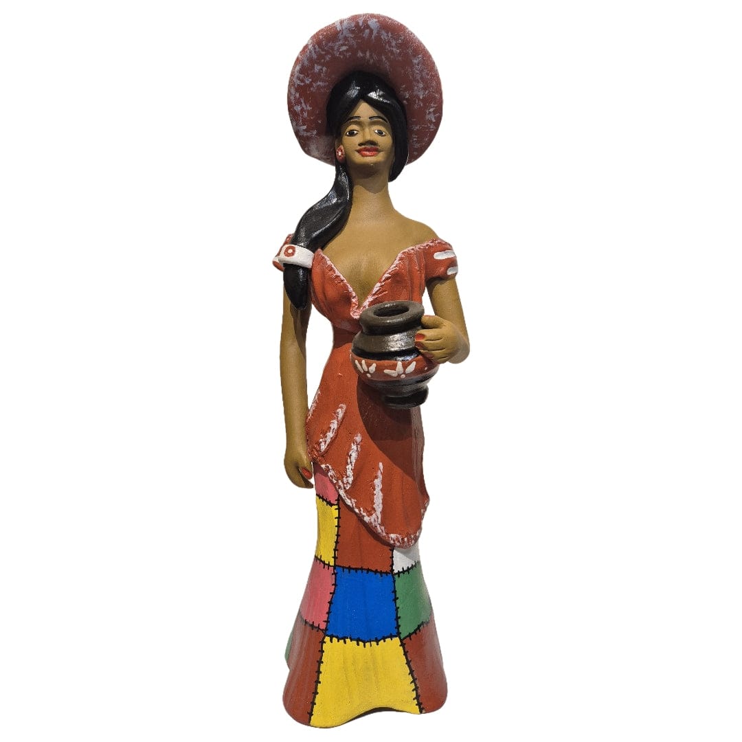 Escultura Cigana em cerâmica G 08