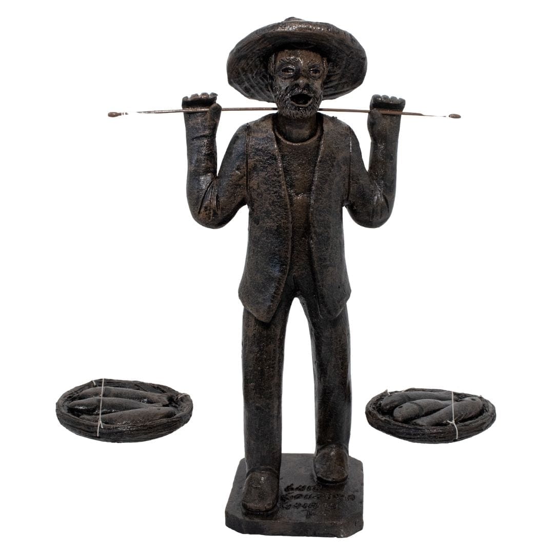 Escultura Balaieiro em Barro