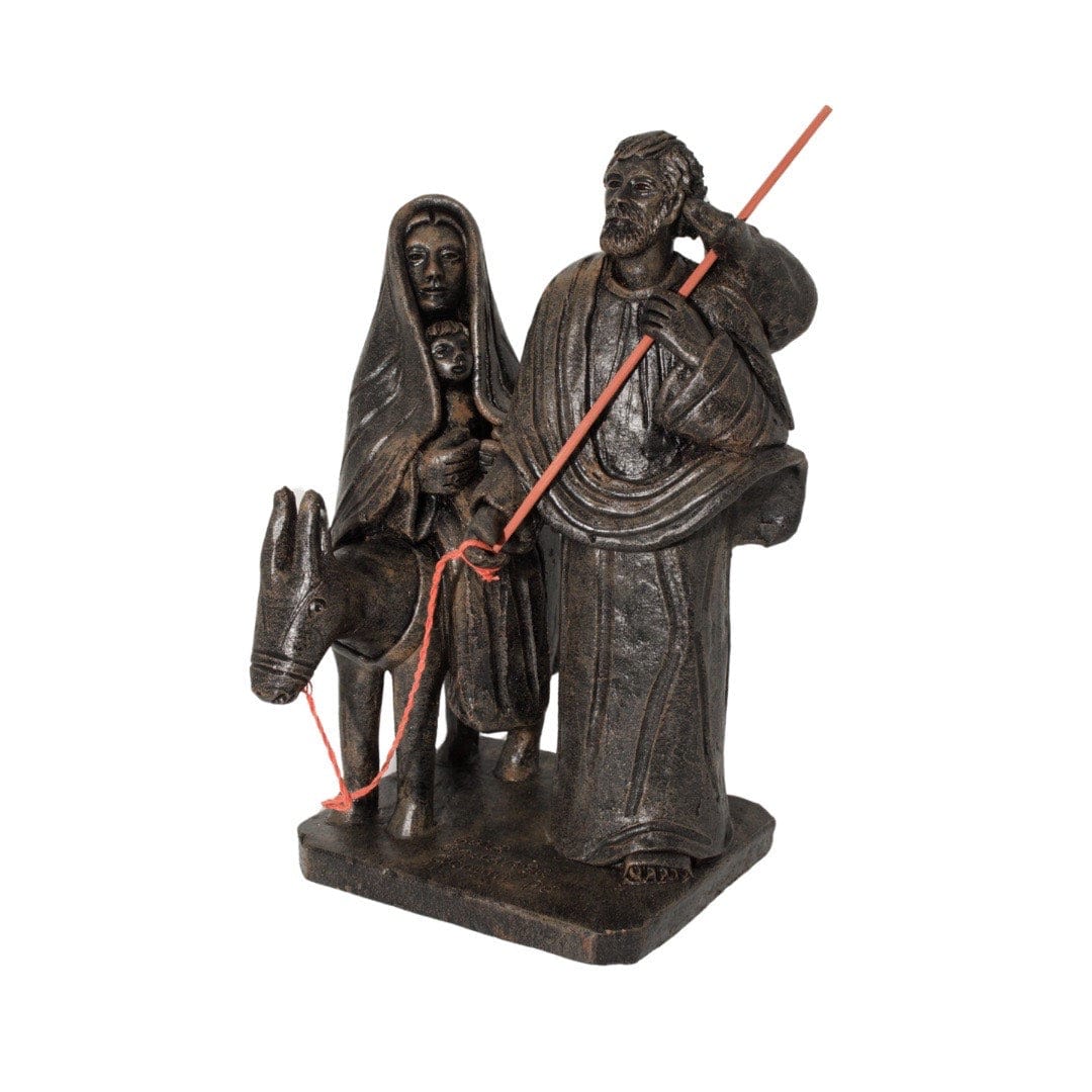 Escultura Fuga do Egito em Barro