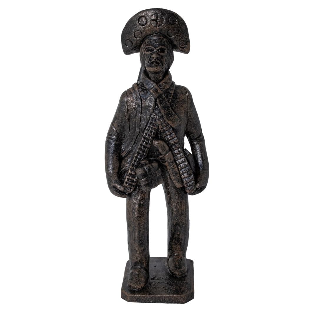 Escultura Lampião em Barro