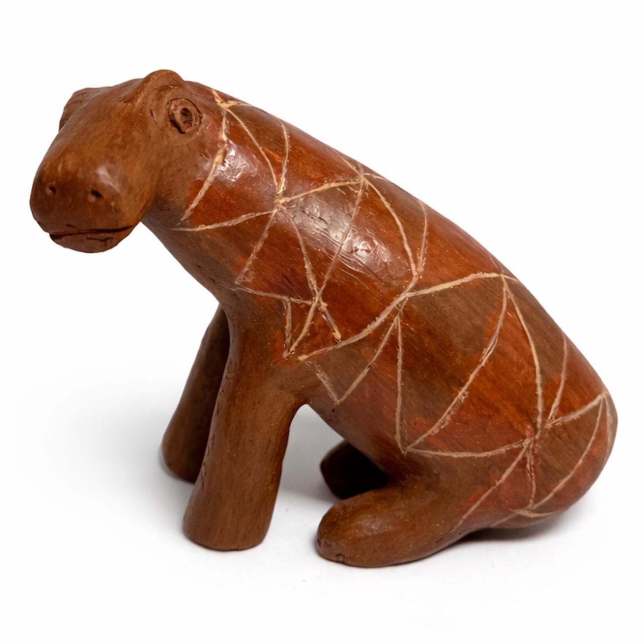 Escultura Capivara em Barro 03