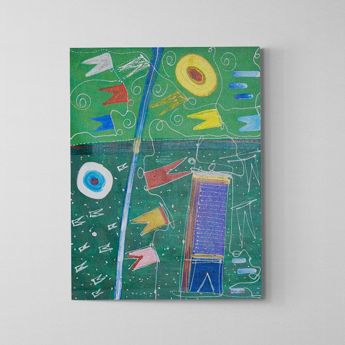 Pintura em Canvas Tec. Mista HC 70X50cm