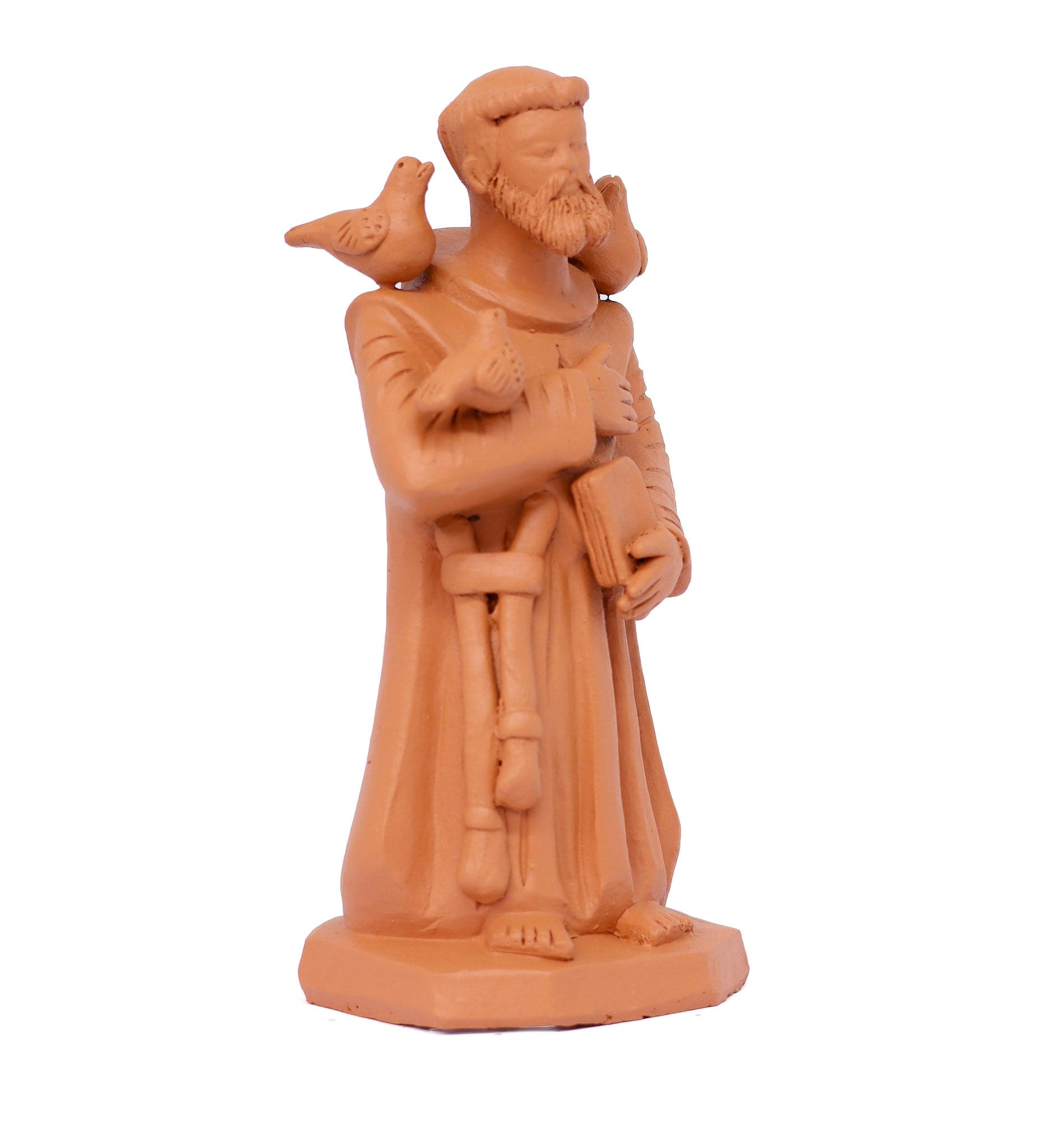 Escultura São Francisco em Barro 01