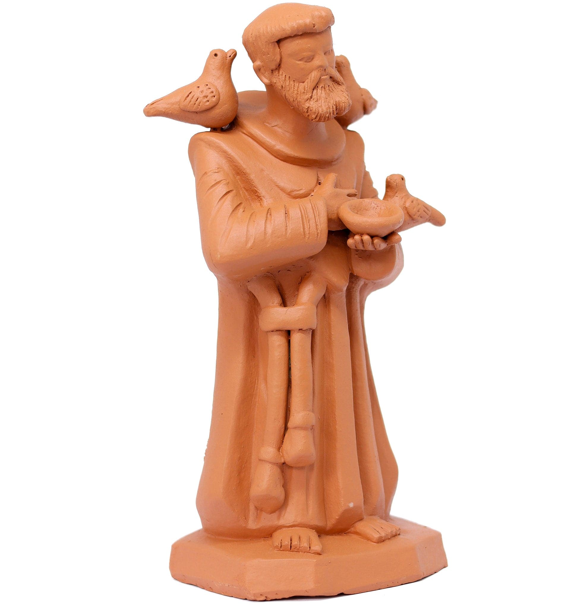 Escultura São Francisco em Barro 03