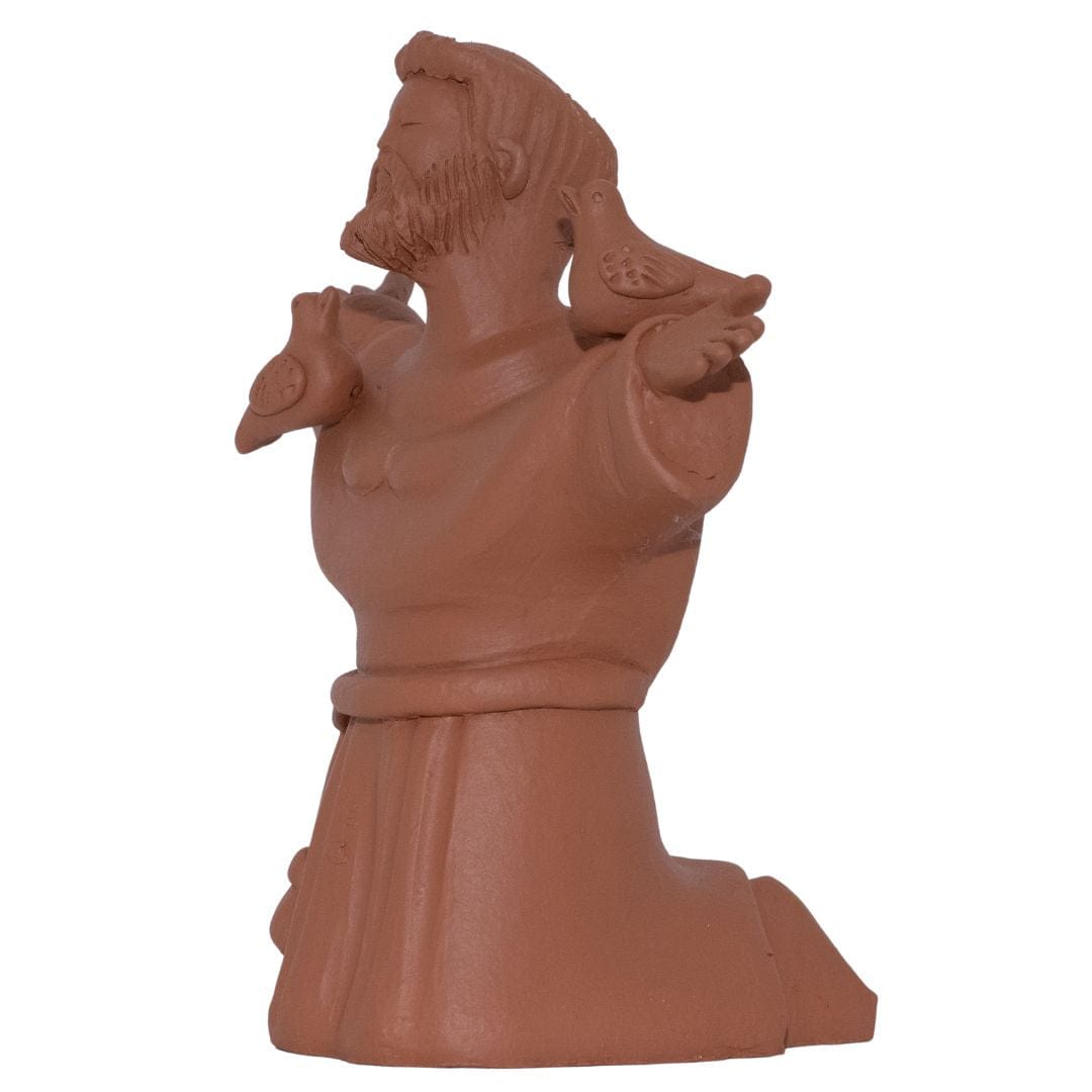 Escultura São Francisco em Barro