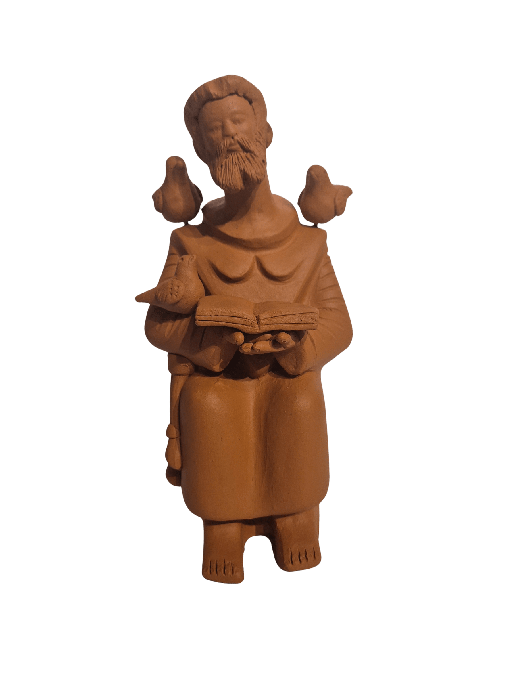 Escultura São Francisco em Barro