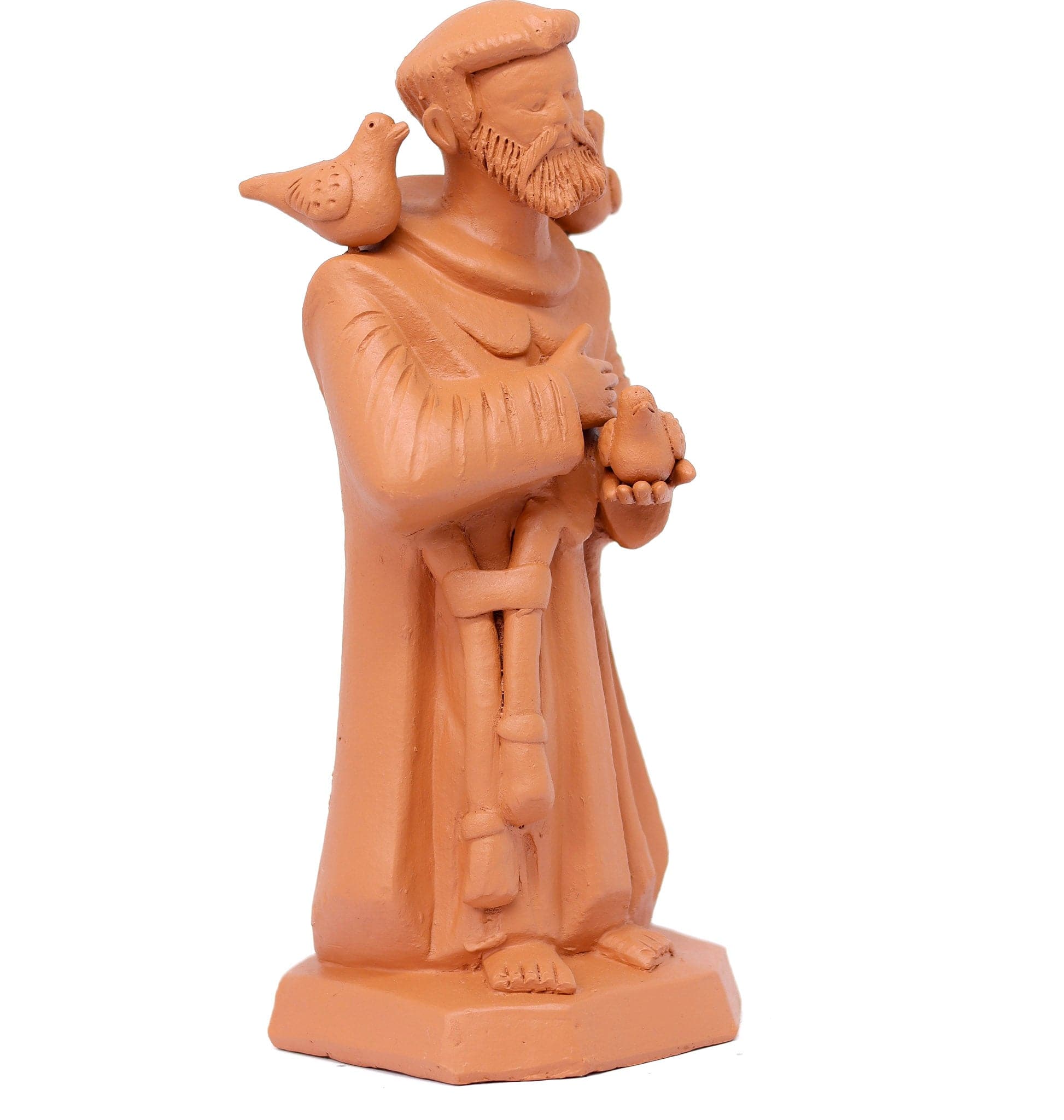Escultura São Francisco em Barro 02