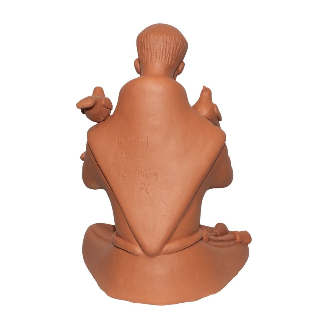 Escultura São Francisco em Barro Grande