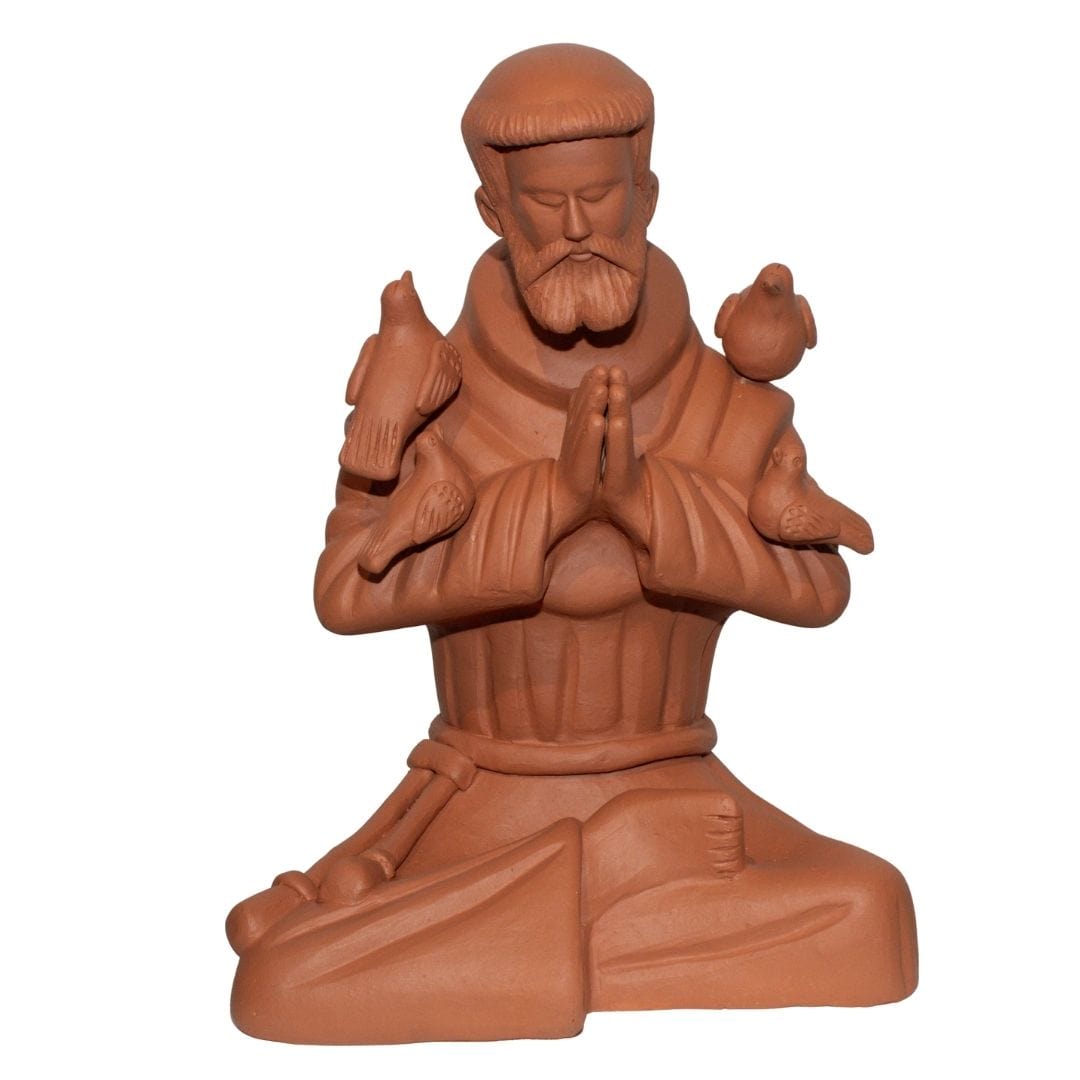 Escultura São Francisco em Barro Grande