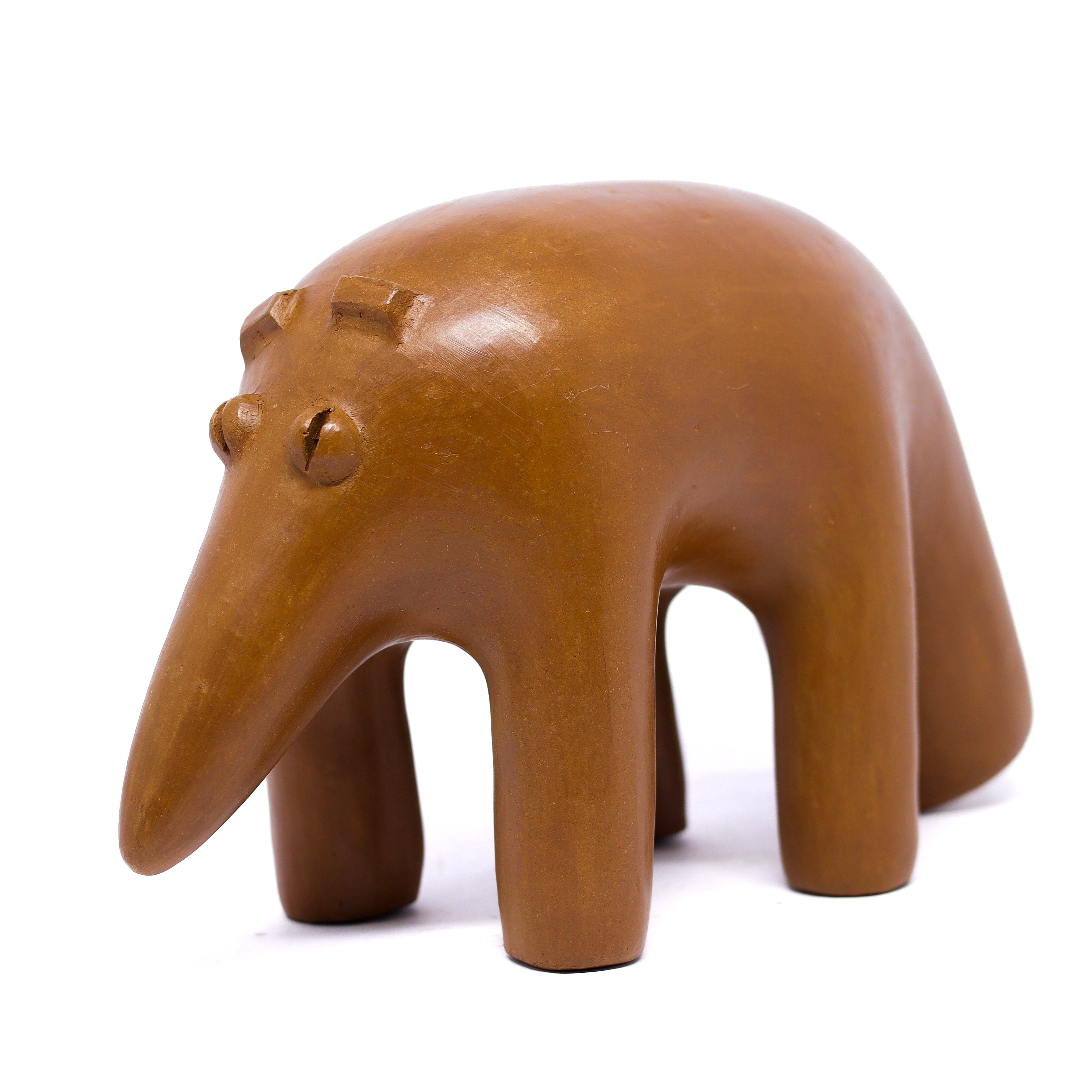 Escultura Tamanduá Neguinha e Nanai Mini