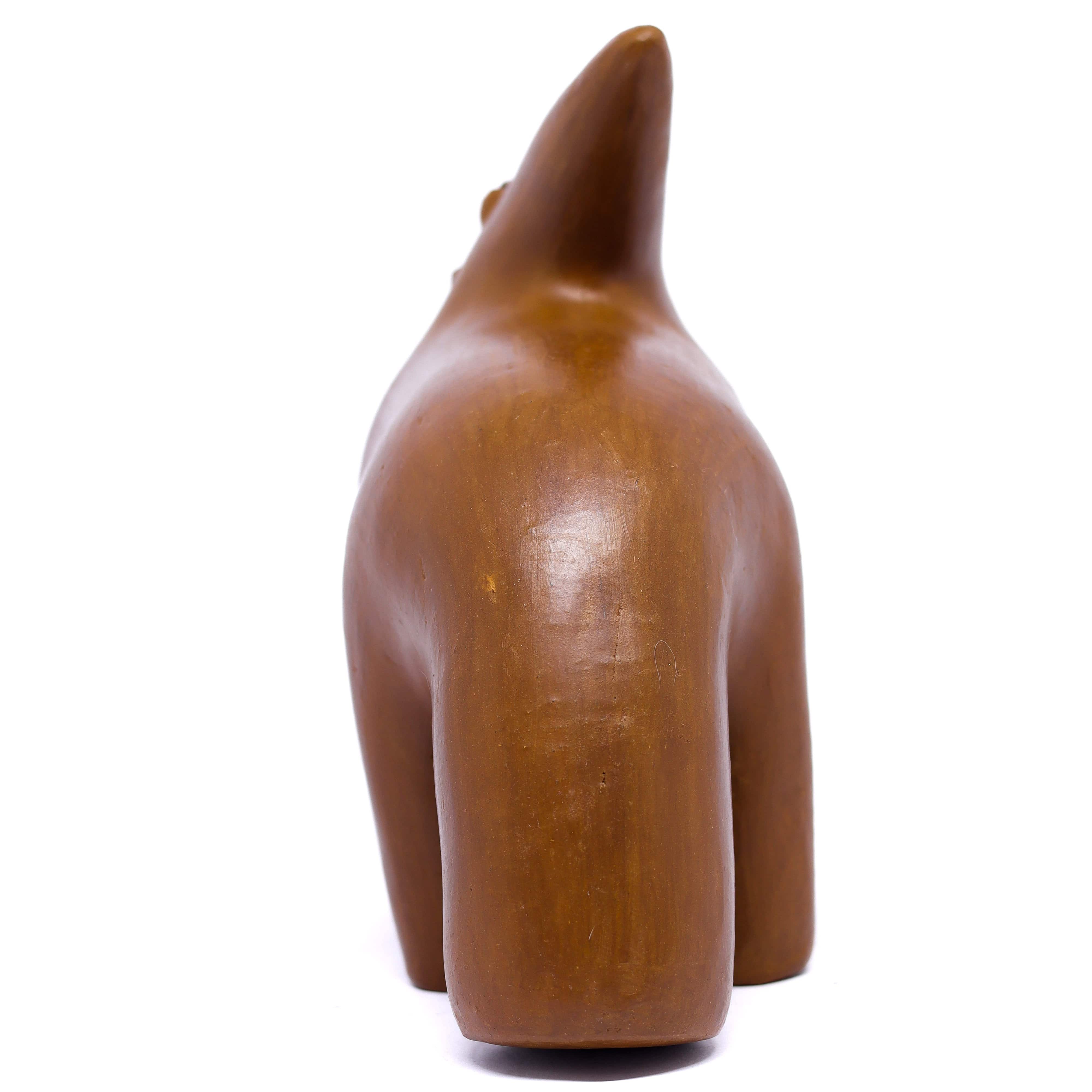 Escultura Tamanduá Neguinha e Nanai Mini