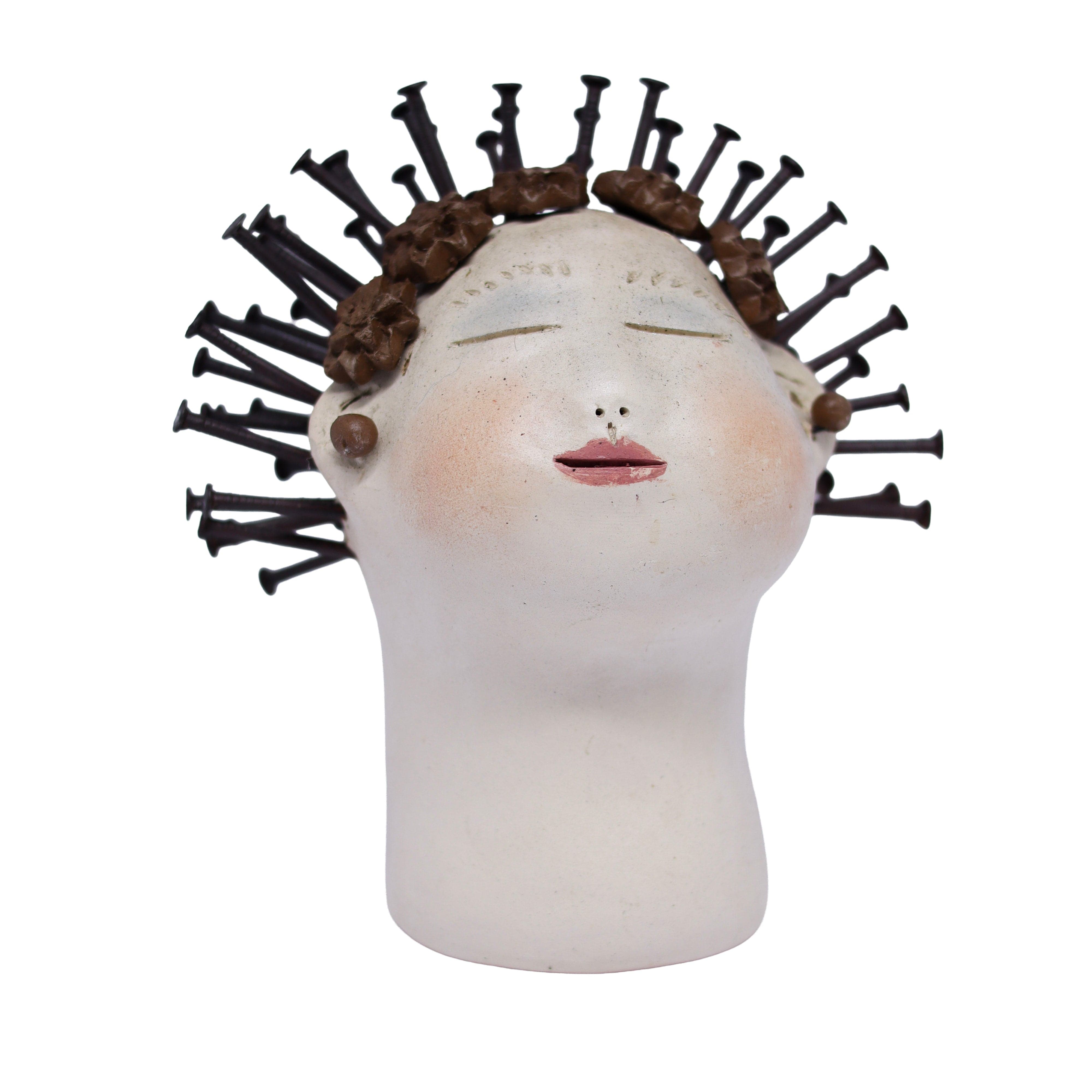 Escultura Cabeça Mini Nené Cavalcanti 01