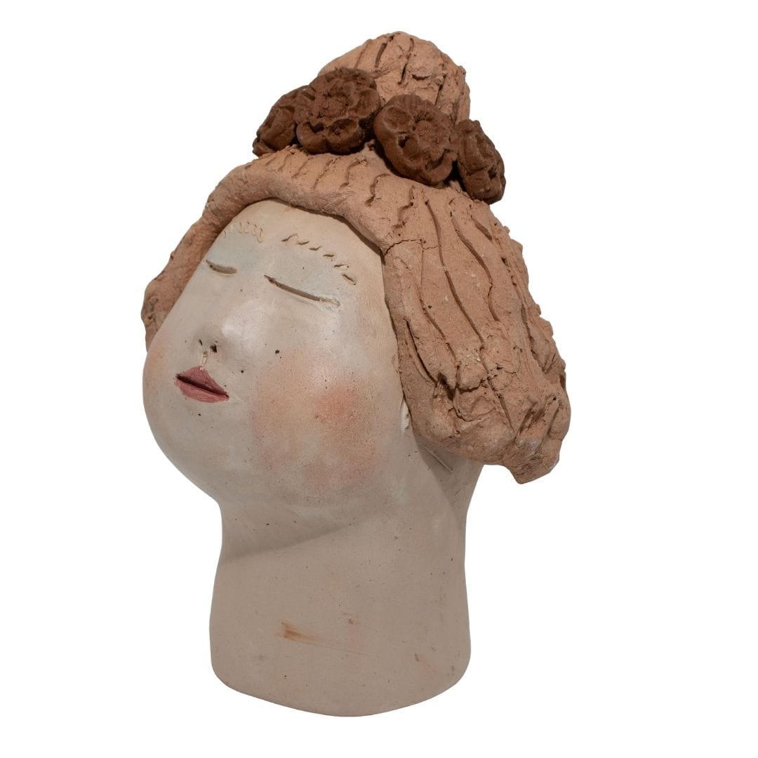 Escultura Cabeça Mini Nené Cavalcanti