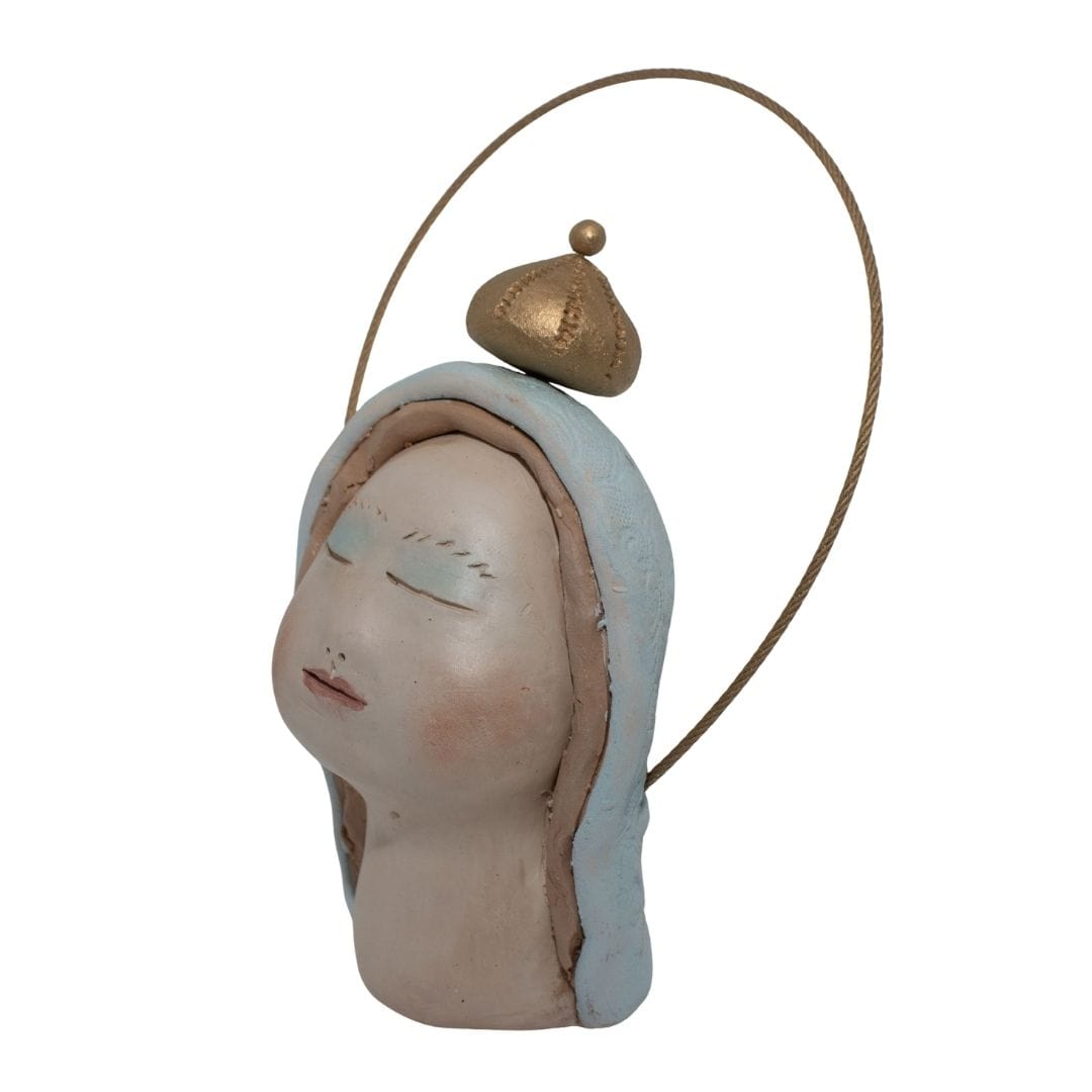 Escultura Cabeça Mini Nené Cavalcanti