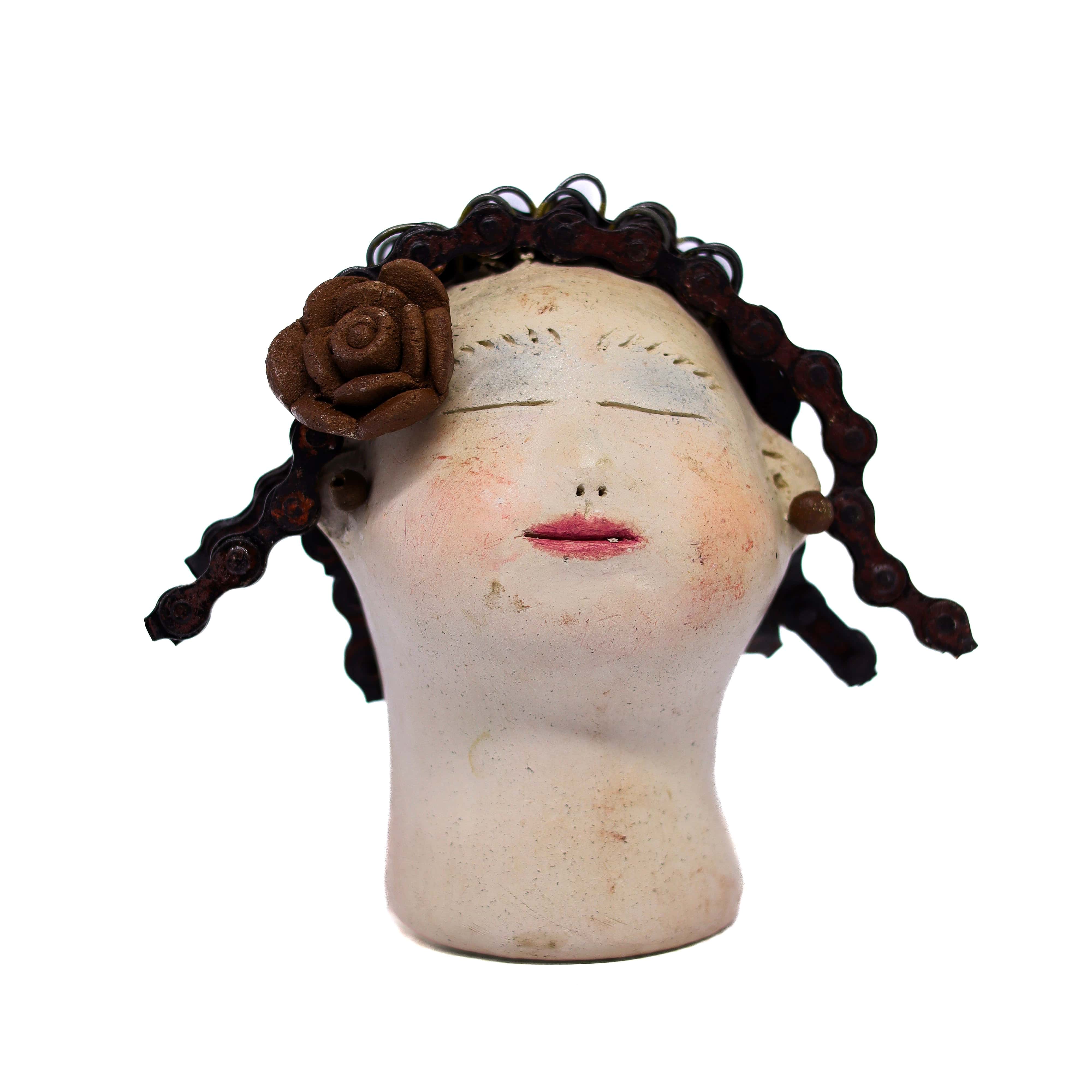 Escultura Cabeça Mini Nené Cavalcanti 17