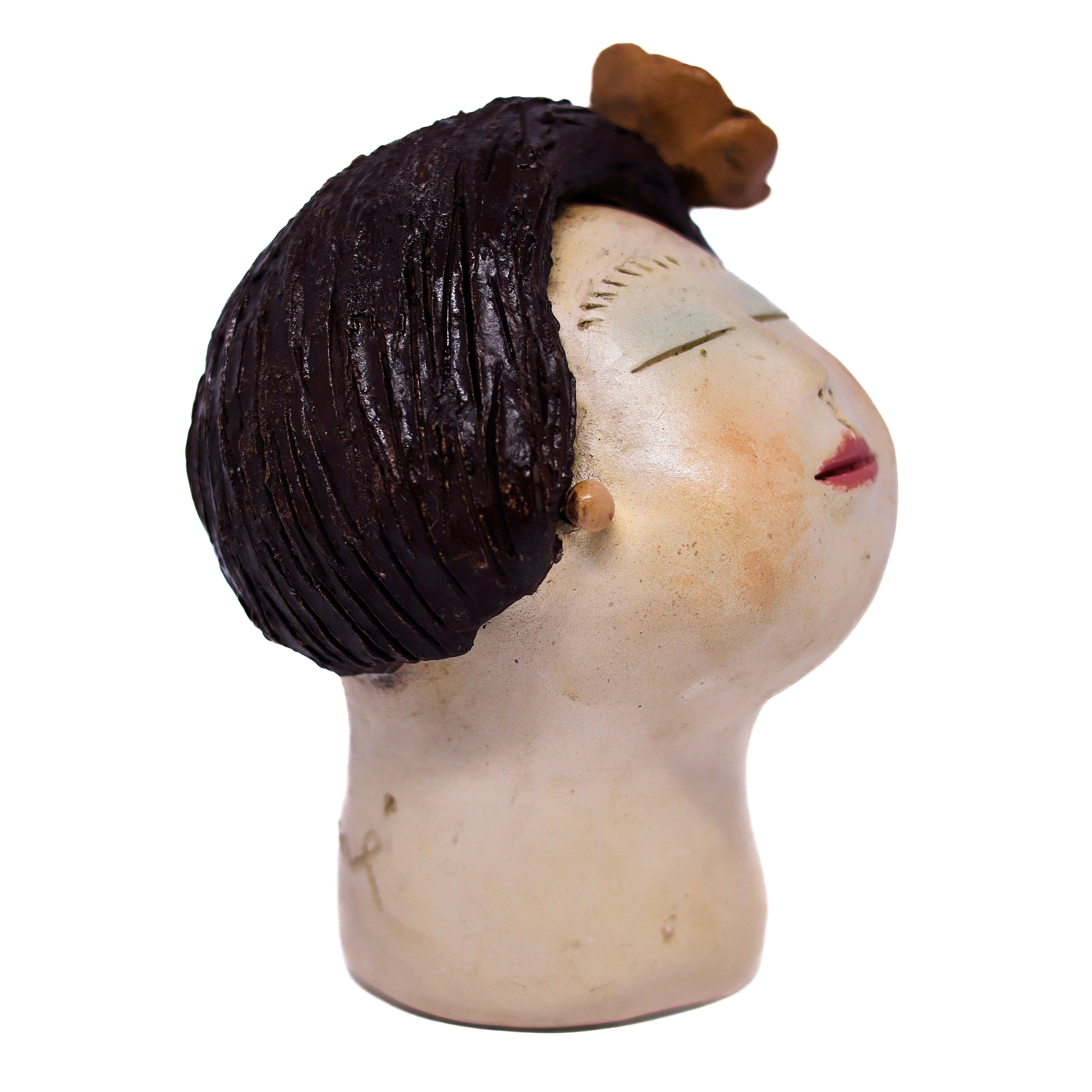 Escultura Cabeça Mini Nené Cavalcanti 26